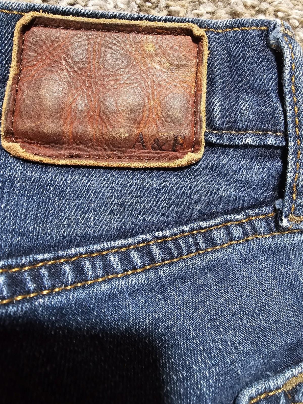 Abercrombie & Fitch Abercrombie & Fitch Felix Super Slim Stretch 28x30(28) Jeans Size US 28 / EU 44 - 7 Thumbnail