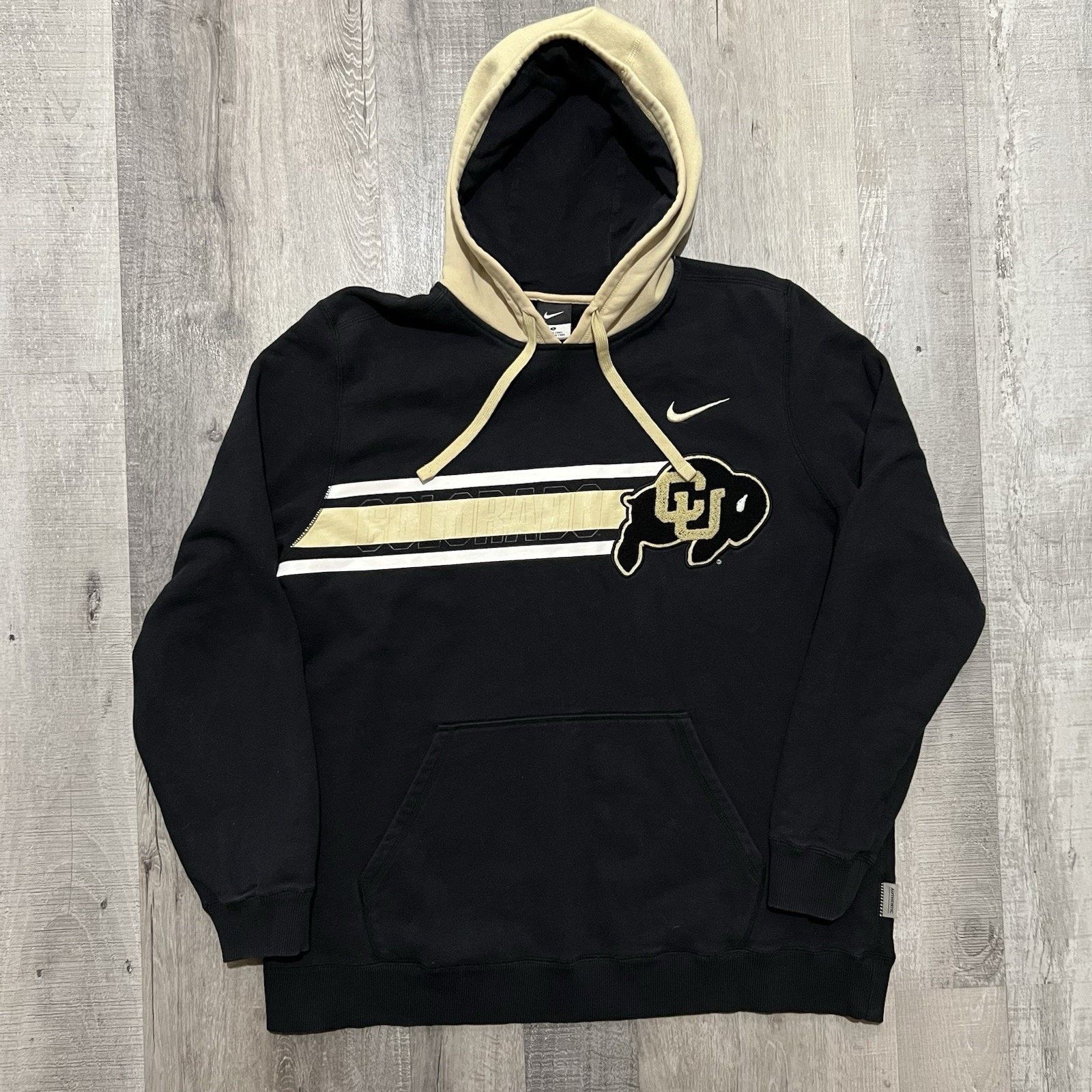 Nike Nike University Of Colorado Black CU Buffs Buffaloes Hoodie Size US L / EU 52-54 / 3 - 1 Thumbnail
