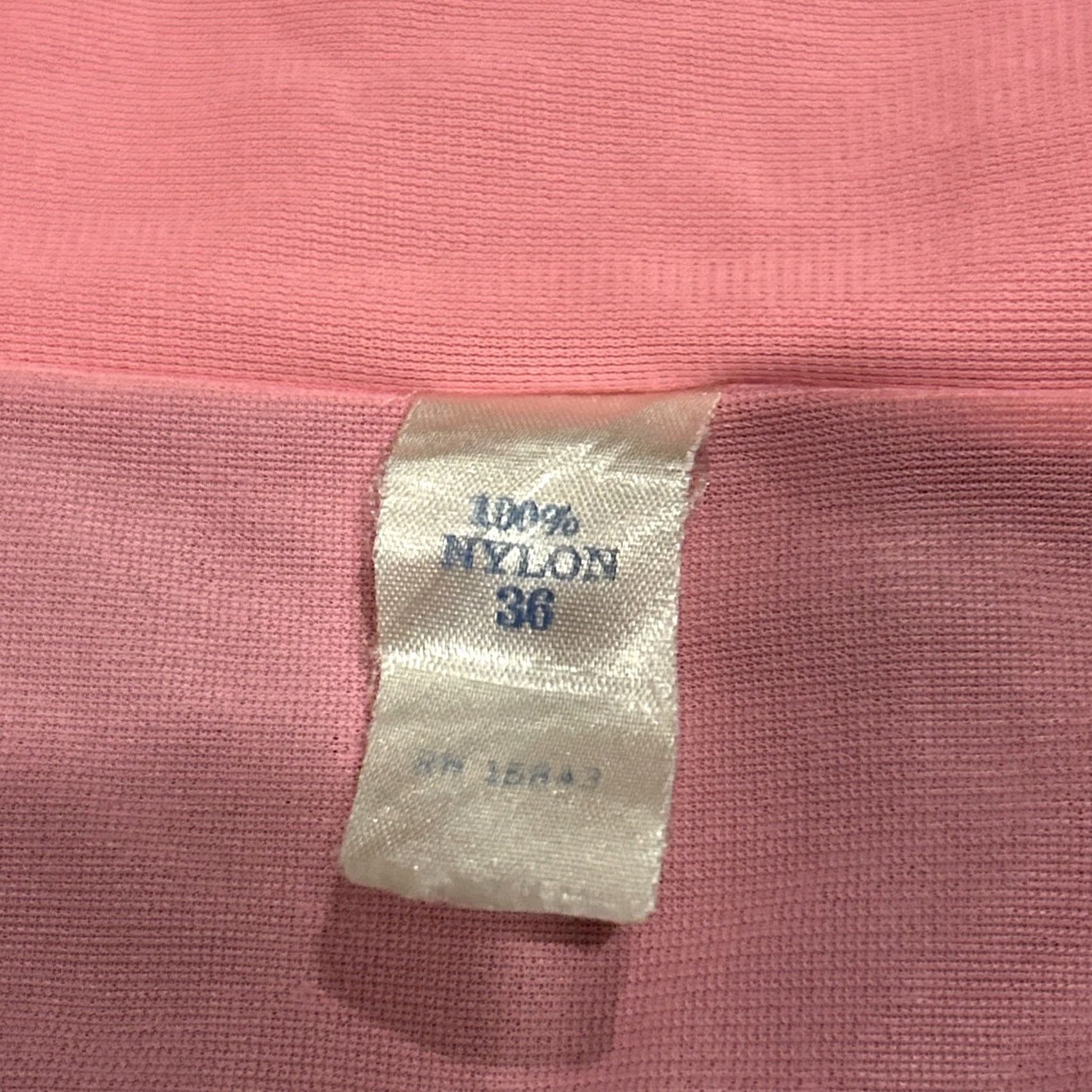 Vintage VINTAGE Unbranded WOMEN'S NYLON PAJAMA SET PINK SIZE 36 Size ONE SIZE - 3 Thumbnail