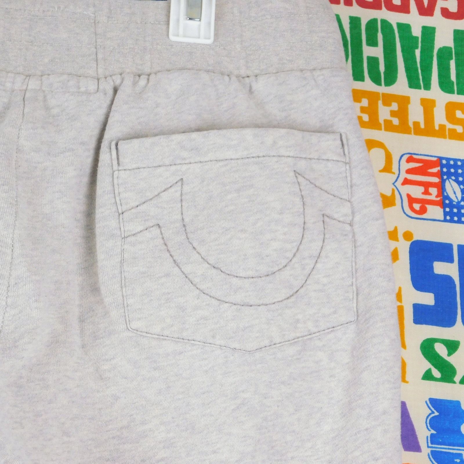 True Religion True Religion Sweatpants Size M Joggers Gray Drawstring Logo Size US 34 / EU 50 - 7 Thumbnail
