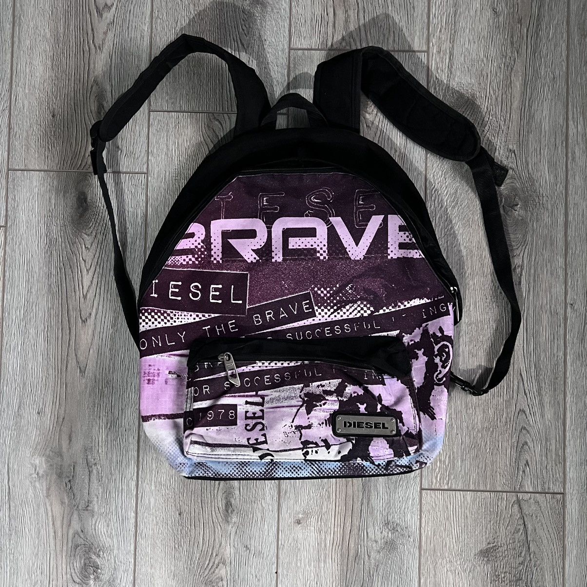 Diesel Diesel backpack pink Size ONE SIZE - 1 Thumbnail