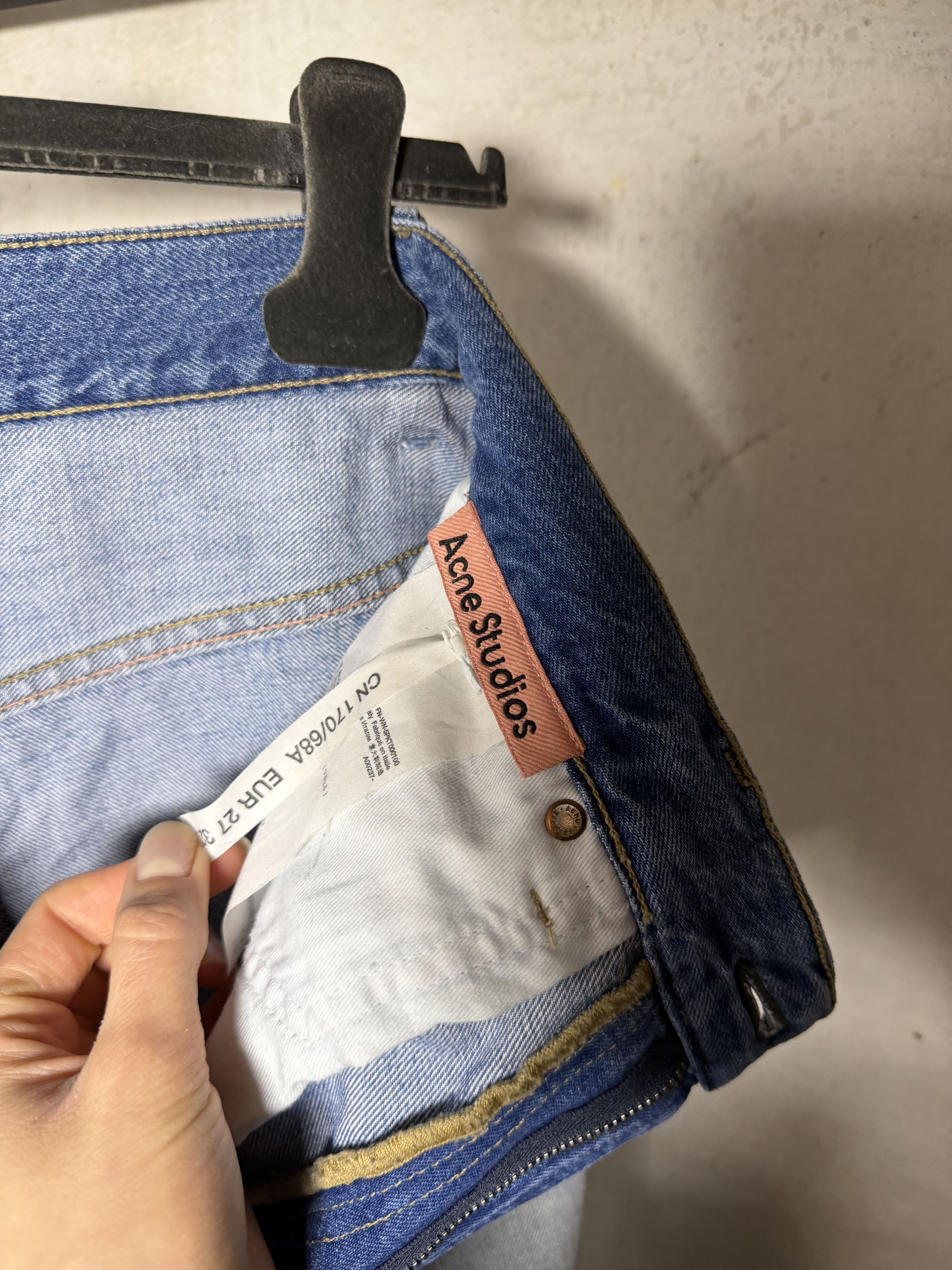 Acne Studios Acne Studios 2023 U Daybreak Jeans in Mid Blue Size 27" / US 4 / IT 40 - 12 Thumbnail