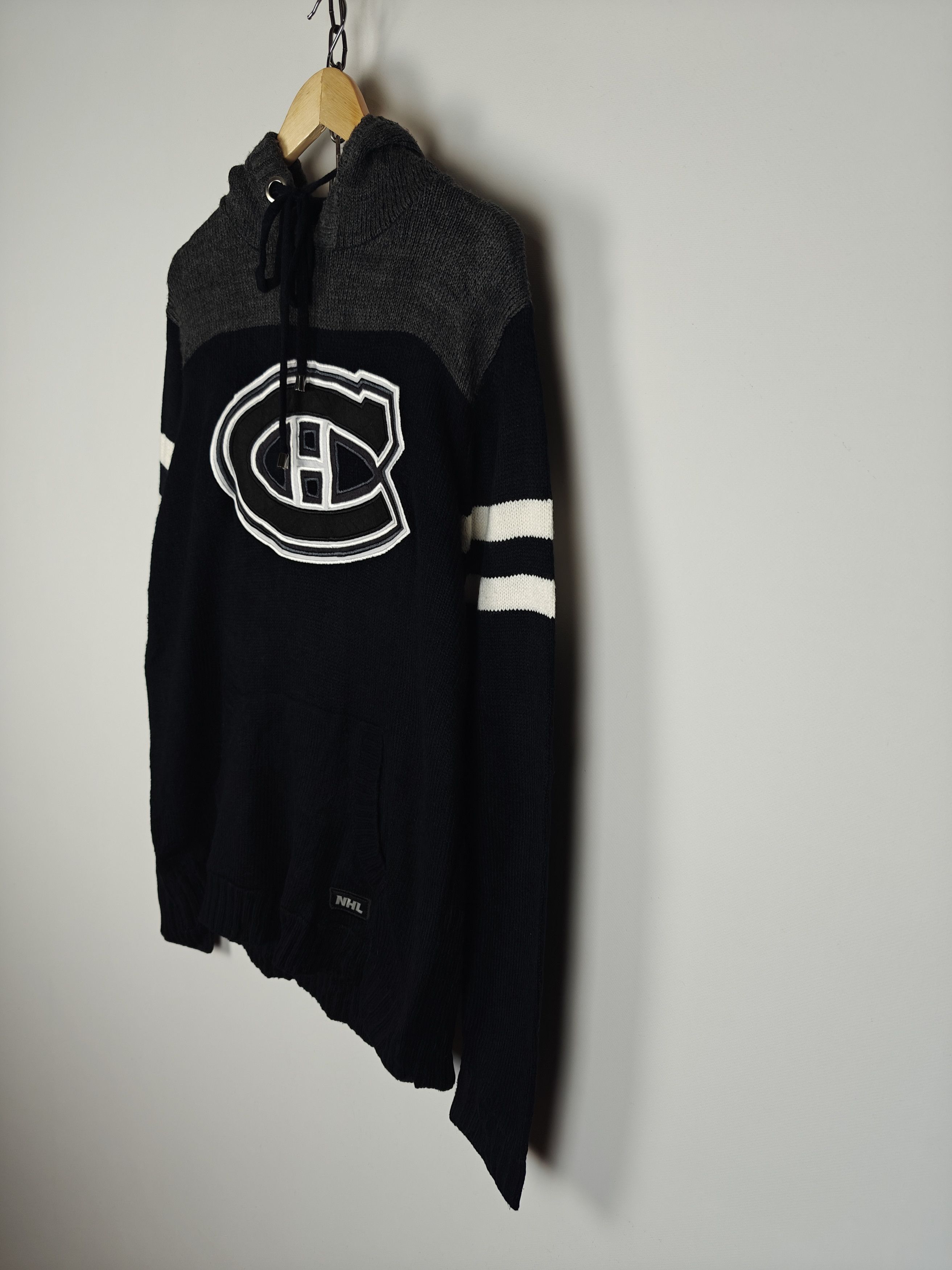 NHL NHL Montreal Canadiens Hoodie Knit Sweater Black size M Size US M / EU 48-50 / 2 - 6 Thumbnail
