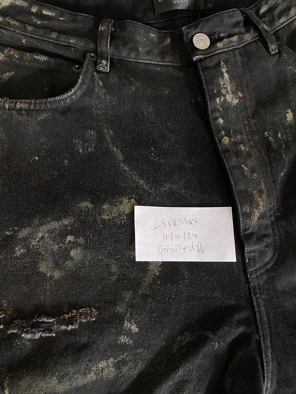 Balenciaga Balenciaga Runway Mud Jean Super Destroyed SS23 Small Size US 32 / EU 48 - 8 Thumbnail