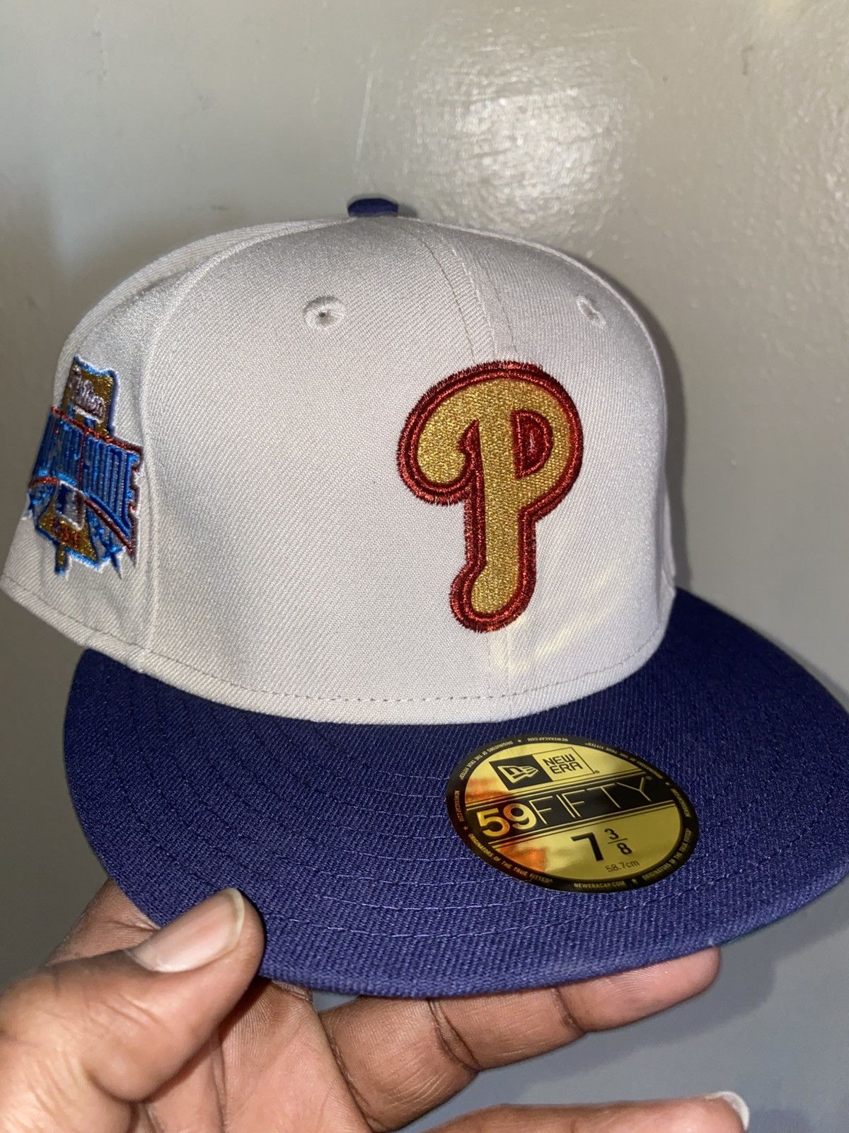 New Era NEW ERA PHILLIES SZ 7 3/8 DS Size ONE SIZE - 1 Thumbnail