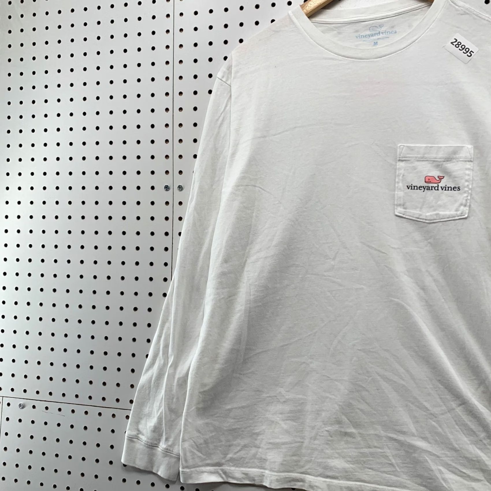 Vineyard Vines VINEYARD VINES Pocket Shirt Mens M Long Sleeve White Pink Whale Shirt Size US M / EU 48-50 / 2 - 4 Thumbnail