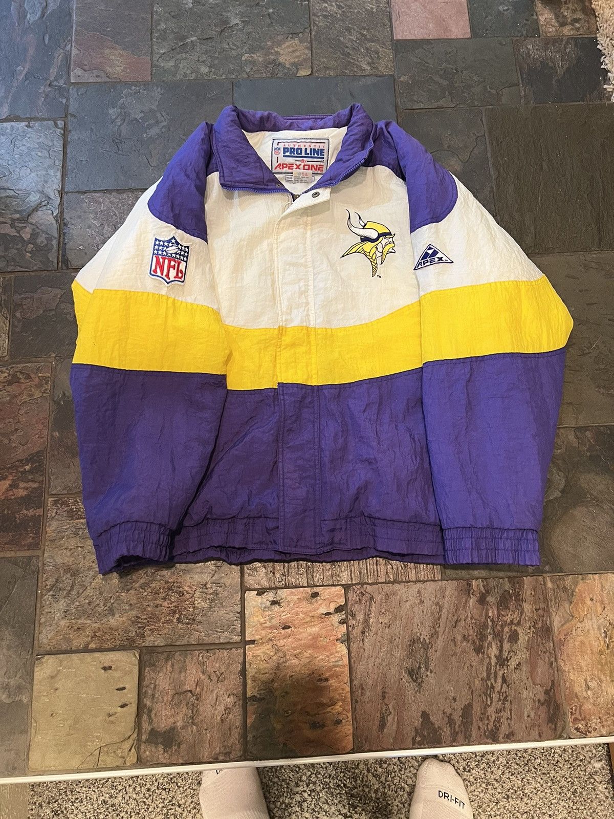 Vintage Vikings high quality Apex Puffer Jacket 1990s