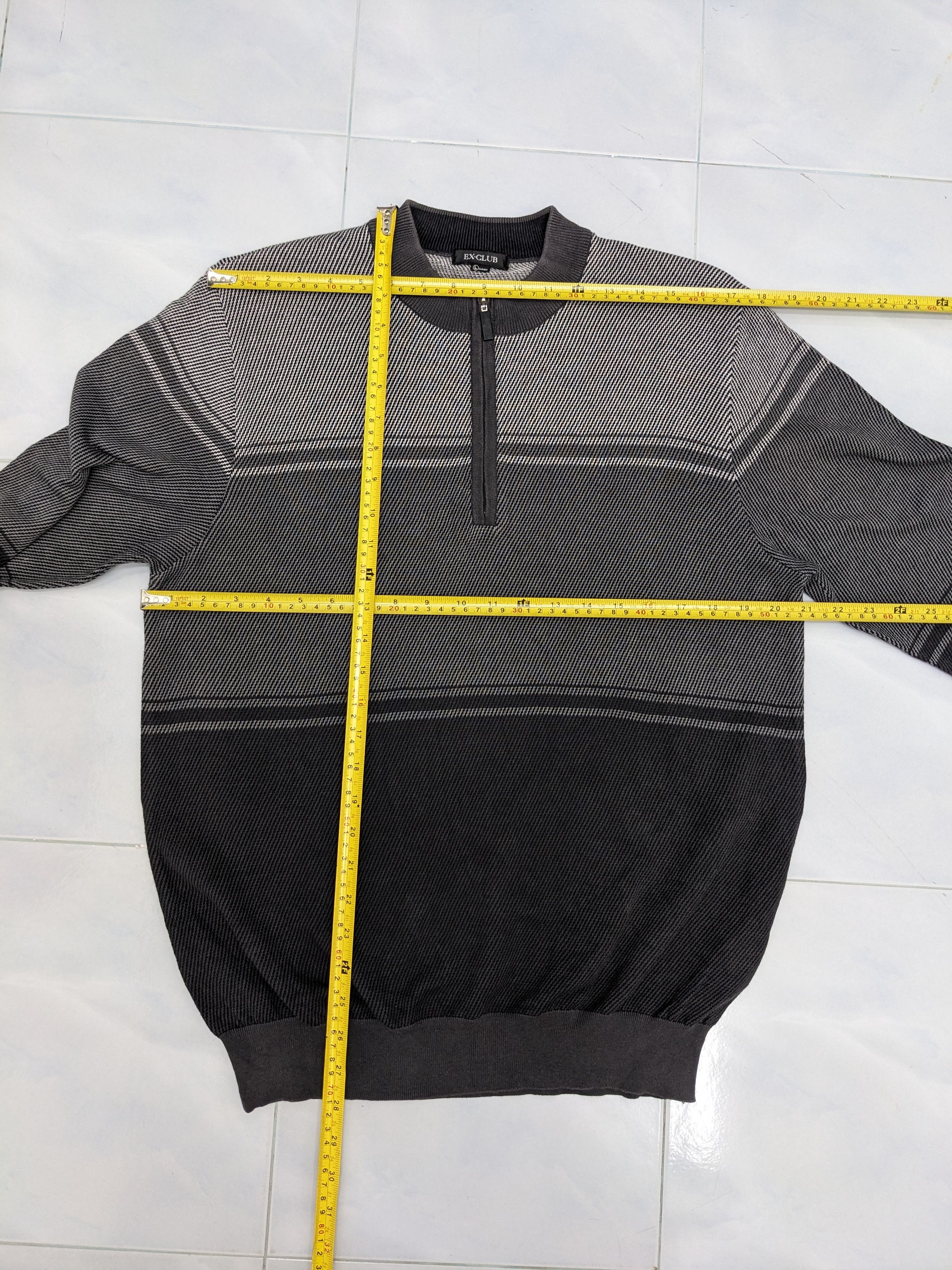 Japanese Brand Vintage EX-CLUB Renown Geometric Knit Sweatshirt Size US L / EU 52-54 / 3 - 7 Thumbnail
