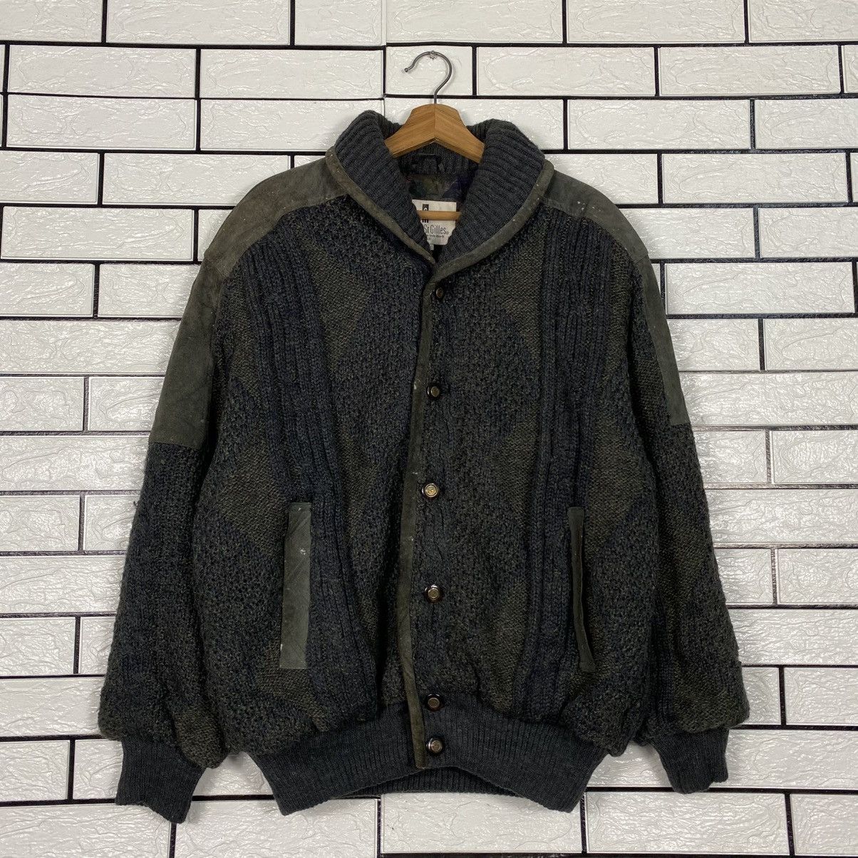 Japanese Brand 📌Vintage Wool Bomber Jacket Nicole St Gilles Issey Miyake Size US L / EU 52-54 / 3 - 2 Thumbnail