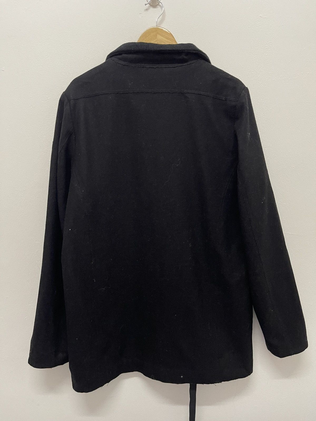 Emporio Armani Vintage Black Emporio Armani Wool Zipper Design Size US L / EU 52-54 / 3 - 5 Thumbnail