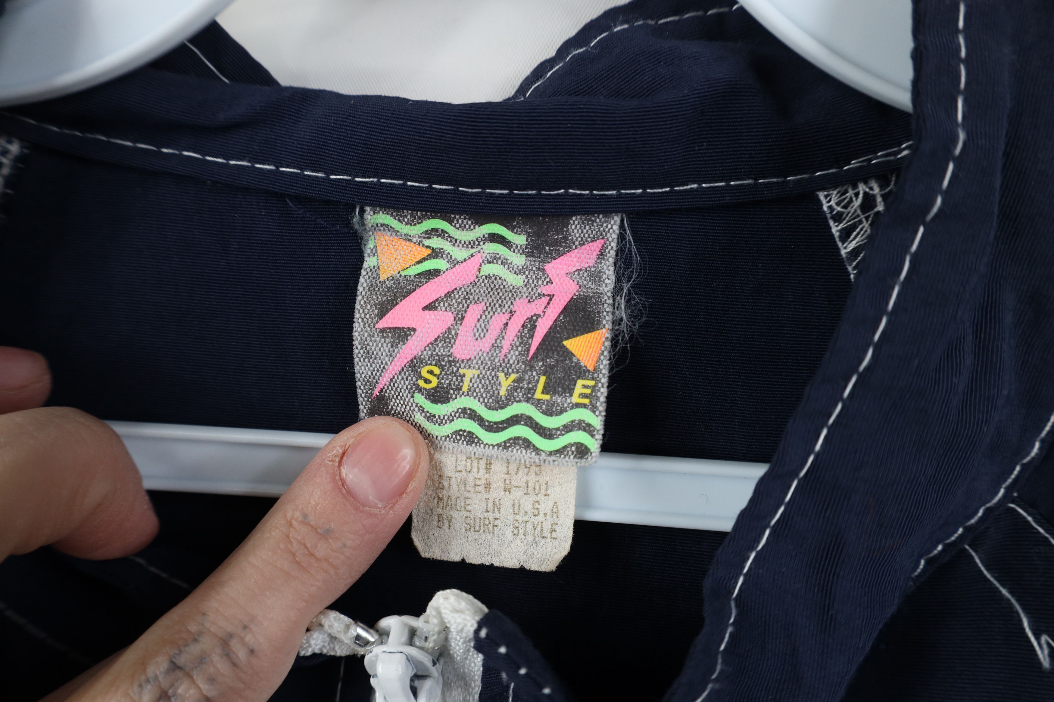 Vintage Vintage 90s Surf Style Cropped Florida Windbreaker Jacket Size M / US 6-8 / IT 42-44 - 10 Thumbnail
