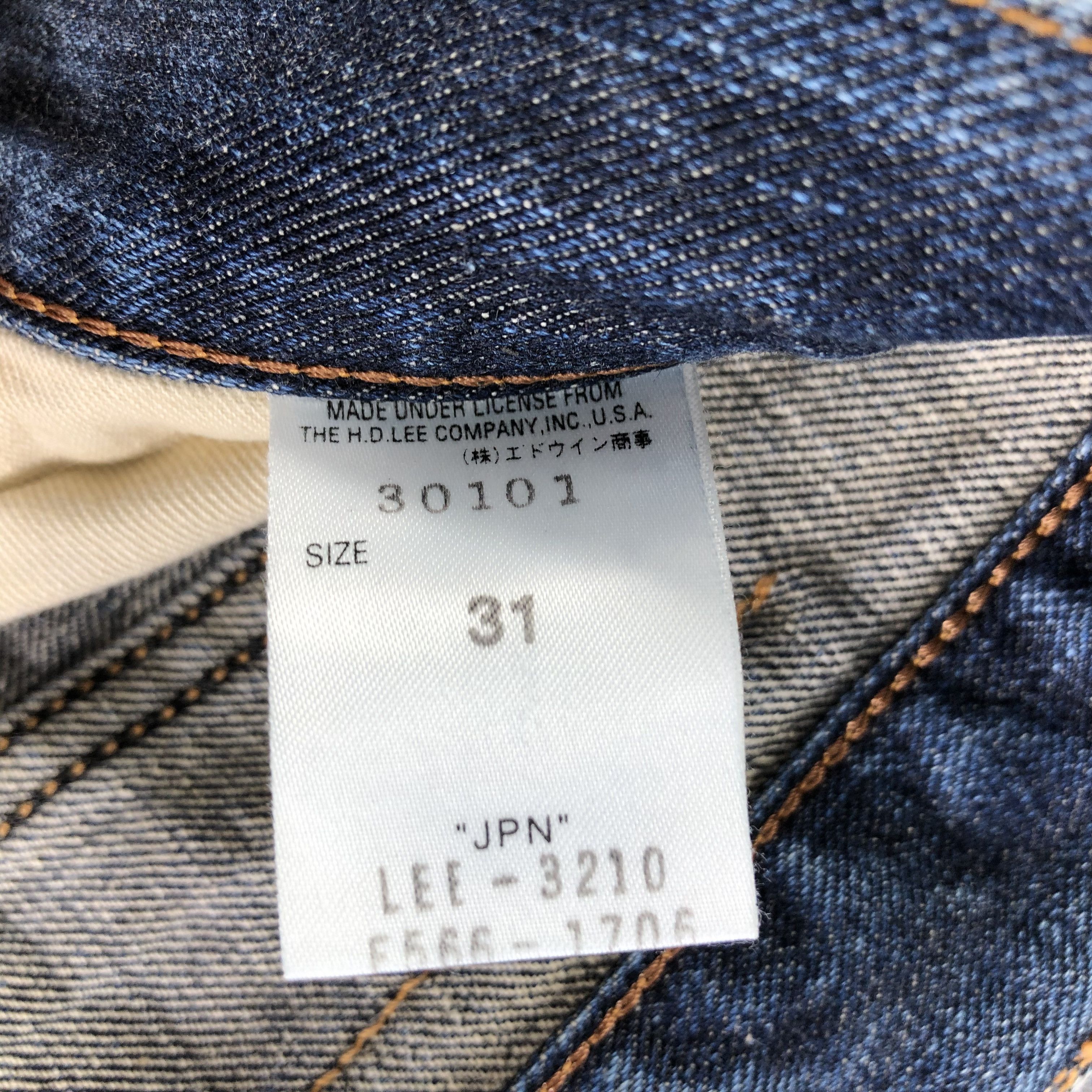 Japanese Brand Vintage Blue Wash Lee Jeans-J2846 Size US 31 - 10 Thumbnail