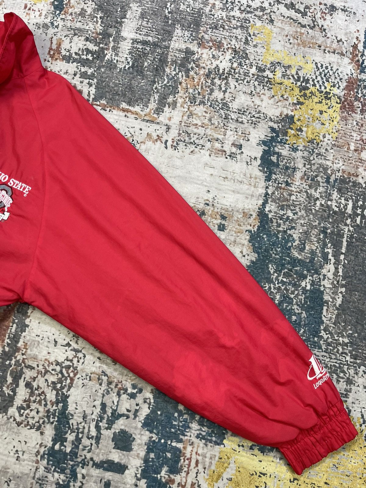 Logo Athletic Vintage 90s Ohio State Buckeyes Windbreaker Jacket Size US L / EU 52-54 / 3 - 2 Thumbnail