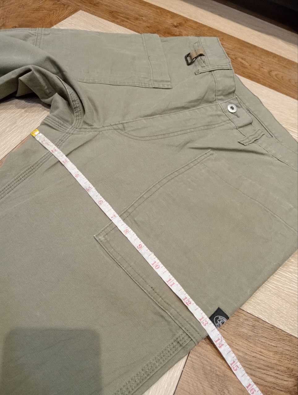 Snow Peak SNOW PEAK OLIVE GREEN MILITARY-STYLE CARGO PANTS Size US 34 / EU 50 - 19 Thumbnail