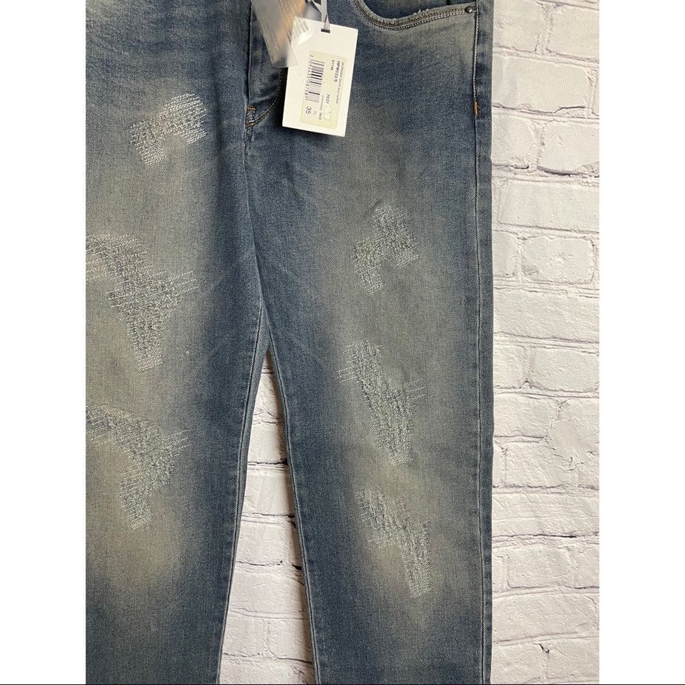 Other NWT New Heavy Project Jeans Denim Blue Size 35 Size US 35 - 4 Thumbnail