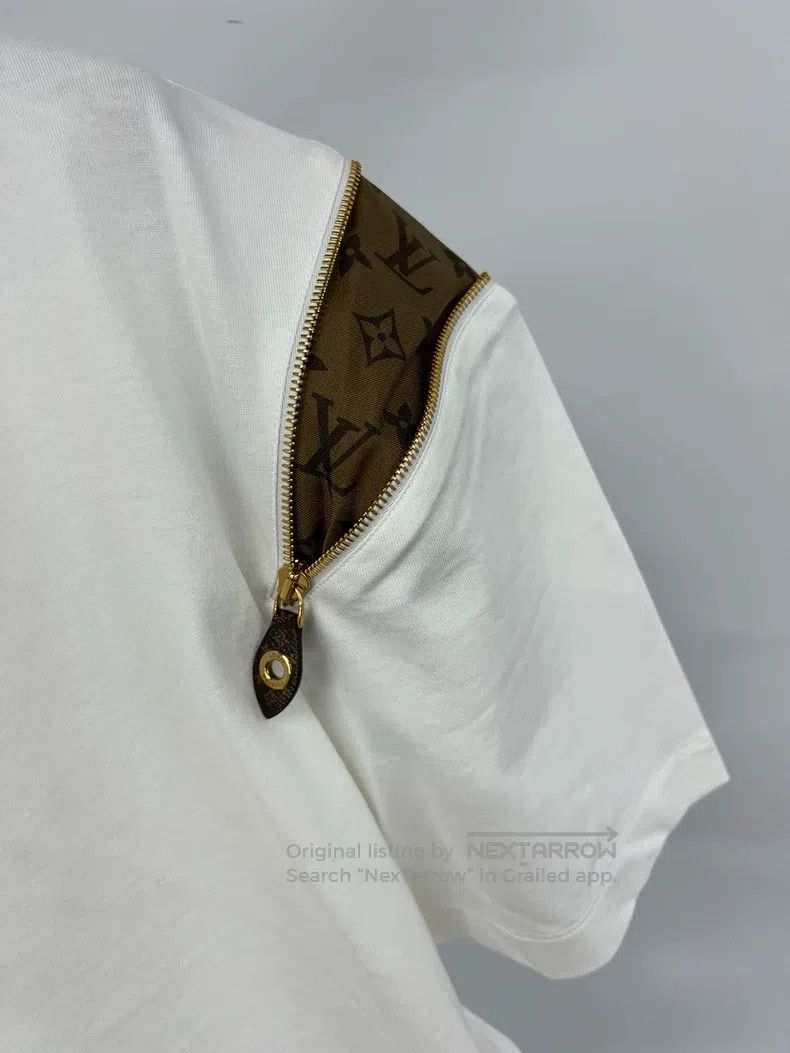 Louis Vuitton Louis Vuitton Presbyprint paneled zipper short sleeve Size M / US 6-8 / IT 42-44 - 4 Thumbnail