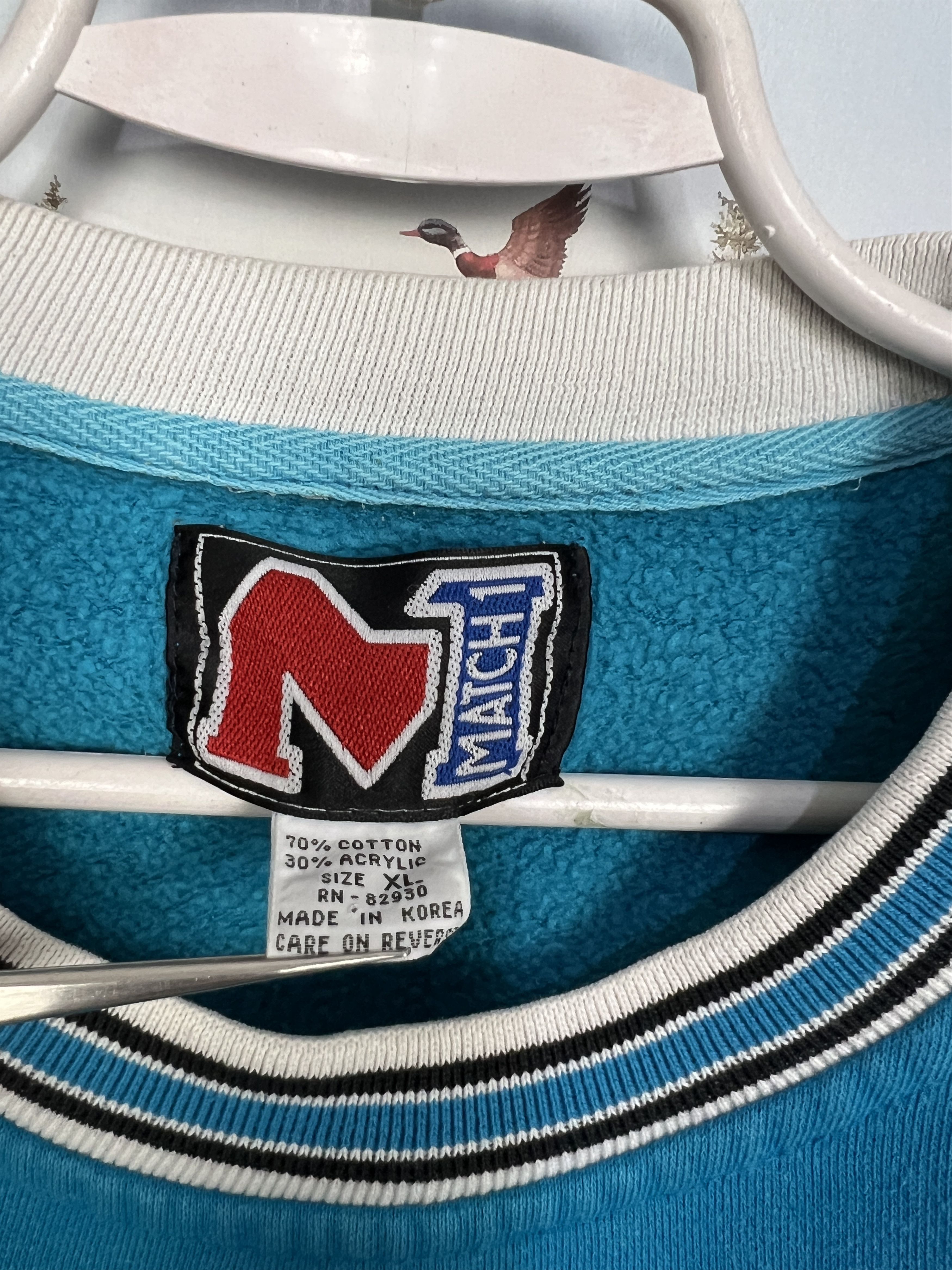Vintage Vintage UNC North Carolina Crewneck Sweatshirt Big Logo NCAA Size US XL / EU 56 / 4 - 6 Thumbnail