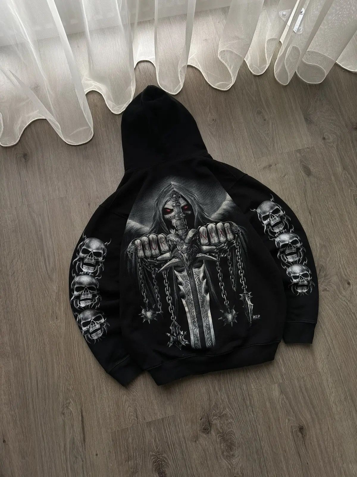 Christian Audigier × Ed Hardy × Vintage Vintage Ed Hardy Christian Audigier Style Hoodie Size US M / EU 48-50 / 2 - 3 Thumbnail