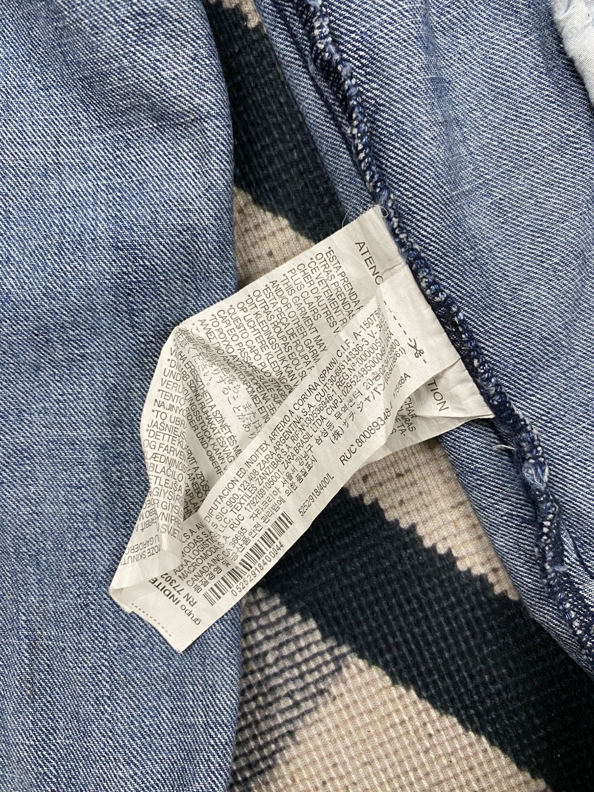 Zara No More Flowers vtg Denim jacket Size US L / EU 52-54 / 3 - 9 Thumbnail