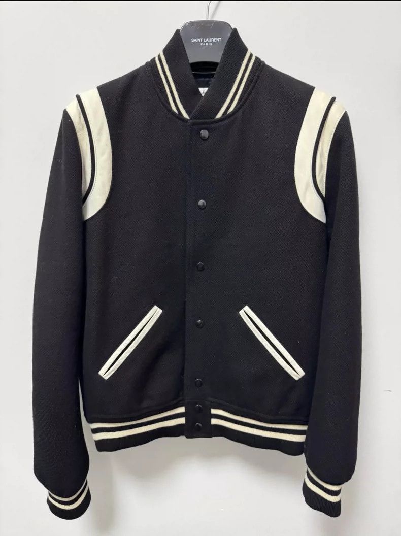 Saint Laurent Paris Saint Laurent Paris 22fw patchwork leather black and white Size US M / EU 48-50 / 2 - 1 Thumbnail