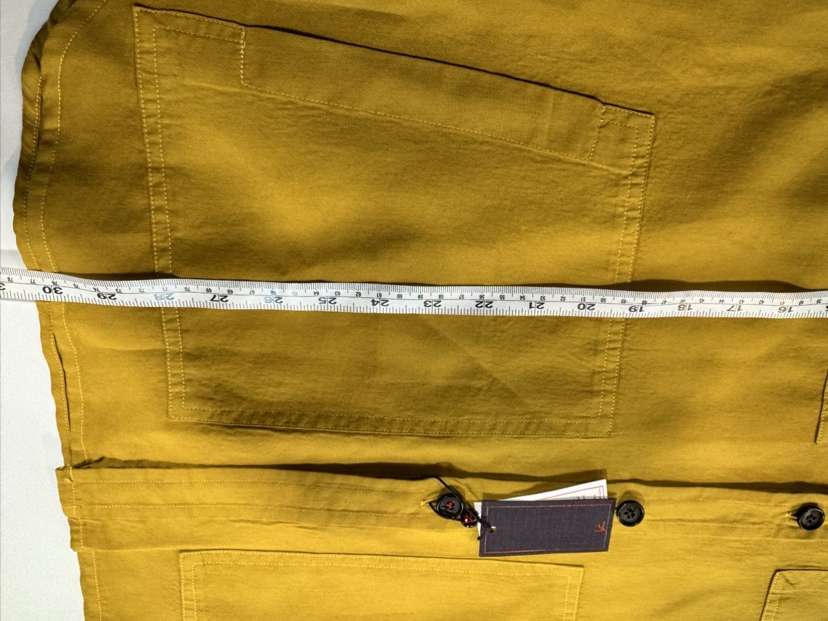 Isaia Napolii Isaia Napoli Natural Cashmere Four Pocket Gold Overshirt Size US L / EU 52-54 / 3 - 12 Thumbnail