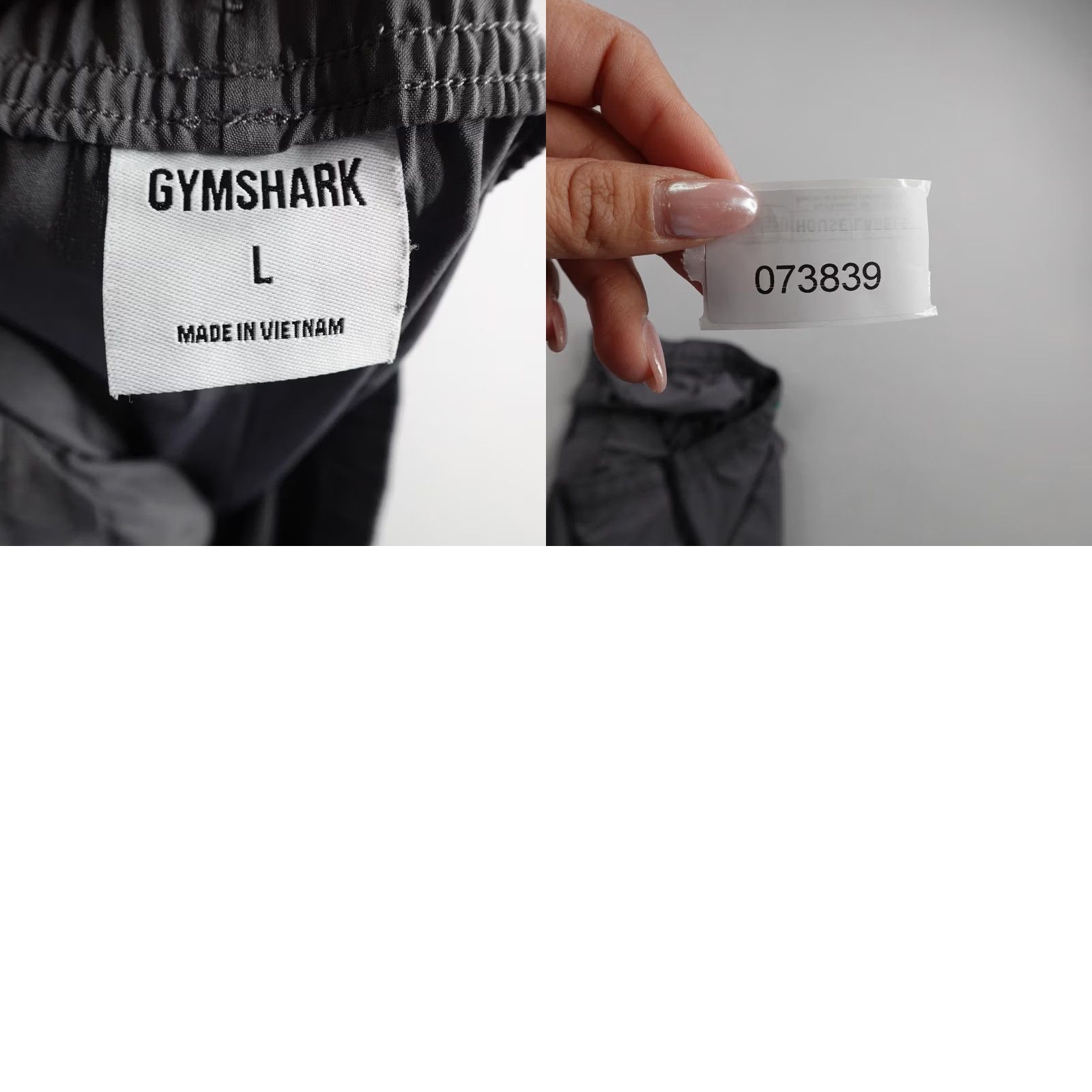 Gymshark Gymshark Pants Mens Large Gray Arrival Joggers Ankle Zip Running Performance Gym Size US 33 - 9 Thumbnail