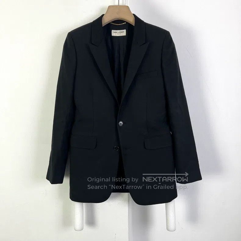 Saint Laurent Paris Classic Black Smoking Suit