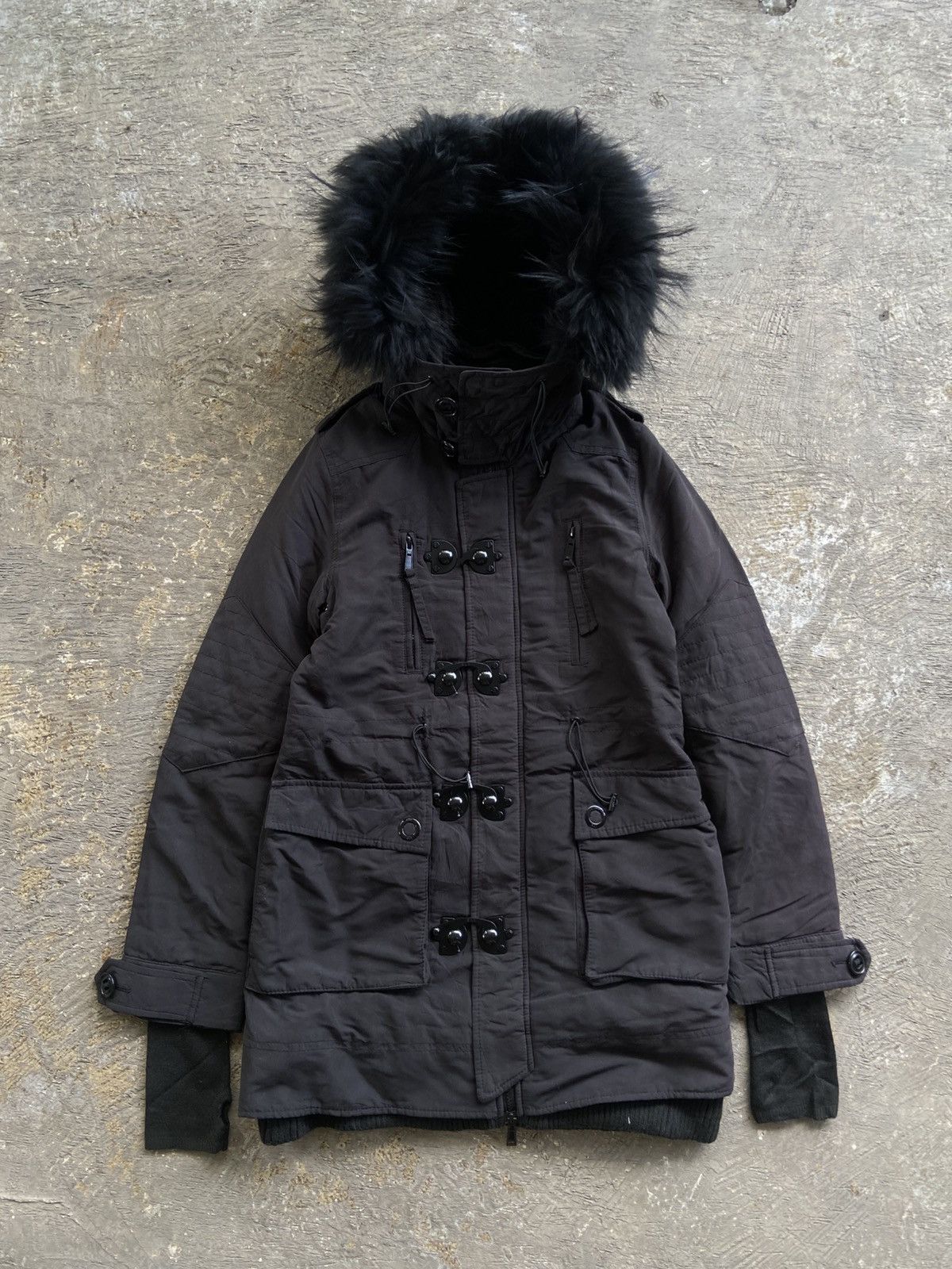 14th Addiction 2000s SLY - Vkei Apocalypse 14th Style Racoon Fur Jacket Size US S / EU 44-46 / 1 - 1 Thumbnail