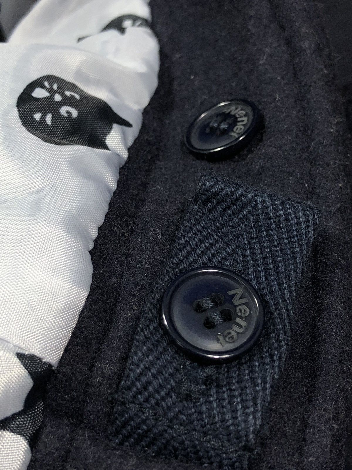 Issey Miyake RARE🔥AW2010 ISSEY MIYAKE NE-NET WOOL DUFFLE COAT Size M / US 6-8 / IT 42-44 - 10 Thumbnail