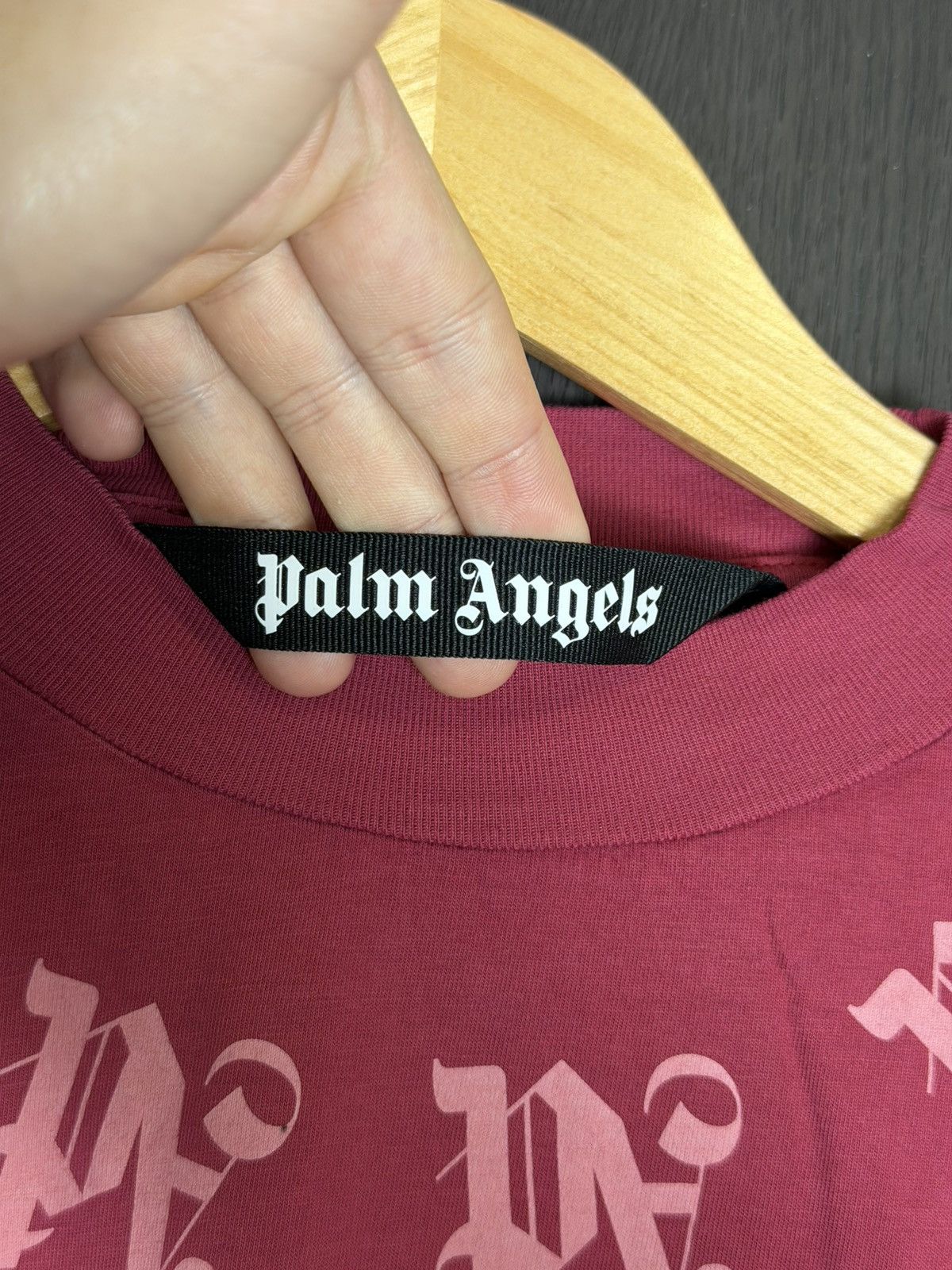 Palm Angels Palm Angels Statement Monogram T-shirt *NEW* Size US L / EU 52-54 / 3 - 9 Thumbnail