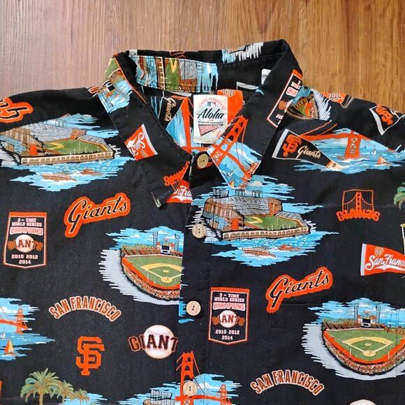 Reyn Spooner Vintage Reyn Spooner San Francisco Giants Hawaiian Shirt Size US XXL / EU 58 / 5 - 1 Thumbnail