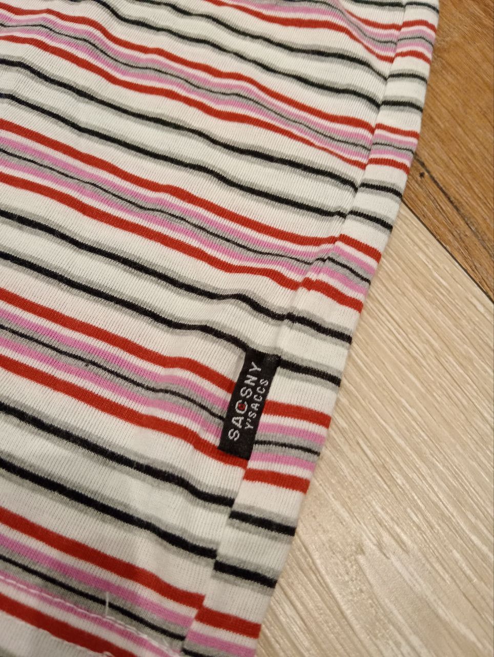 Yohji Yamamoto SACSNY Y'SACCS STRIPED HENLEY TSHIRT - SIZE L Size US L / EU 52-54 / 3 - 5 Thumbnail