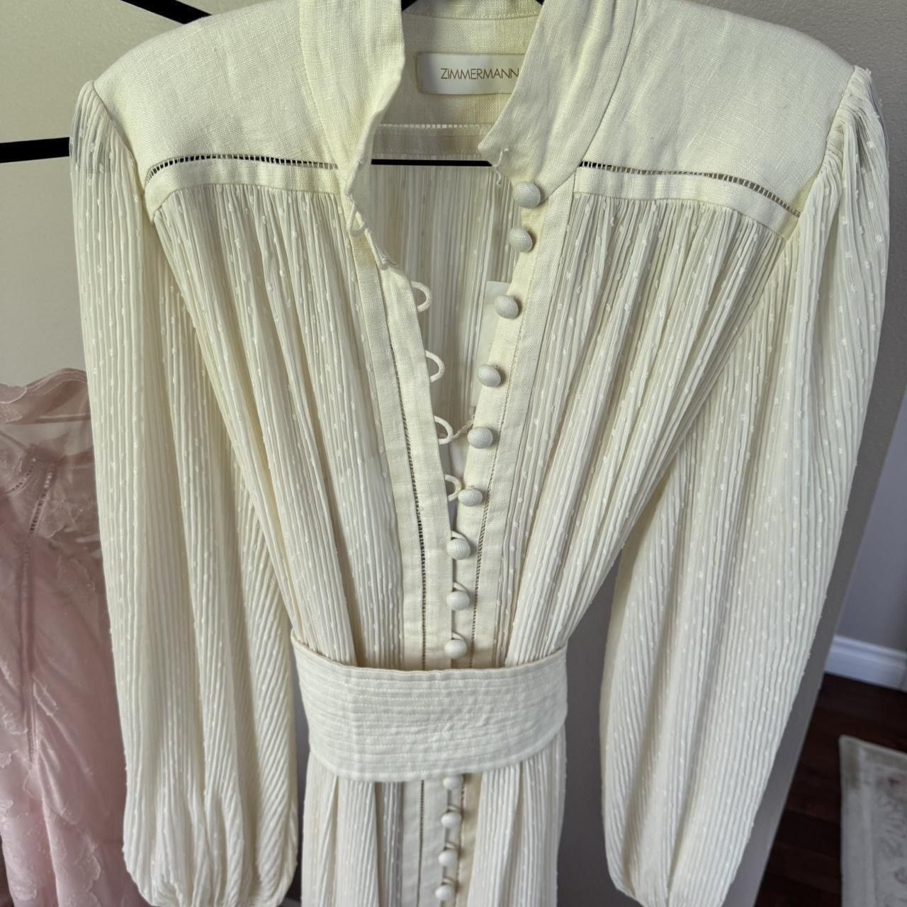 Zimmermann Zimmerman Georgette Linen Dress Size S / US 4 / IT 40 - 5 Thumbnail