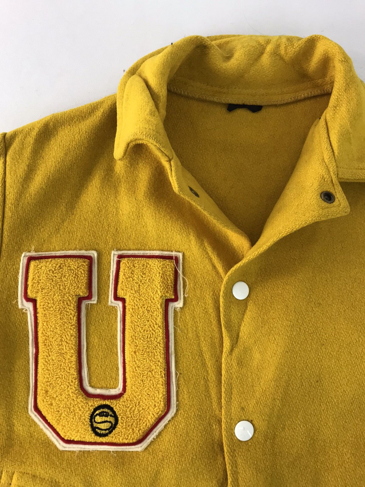 Vintage Brent Prep Montgomery Snap Varsity Jacket Heavy Wool Sleeve Size US M / EU 48-50 / 2 - 3 Thumbnail
