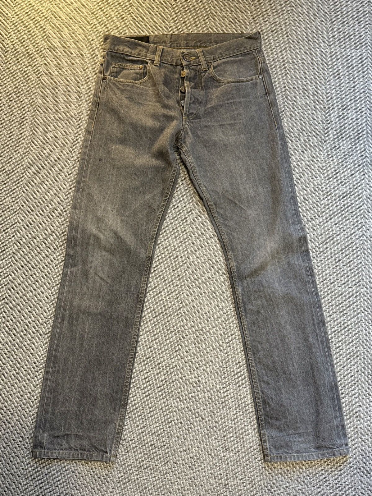 Alexander McQueen Alexander McQueen Silver Skull Grey Denim Jeans Size US 32 / EU 48 - 2 Thumbnail