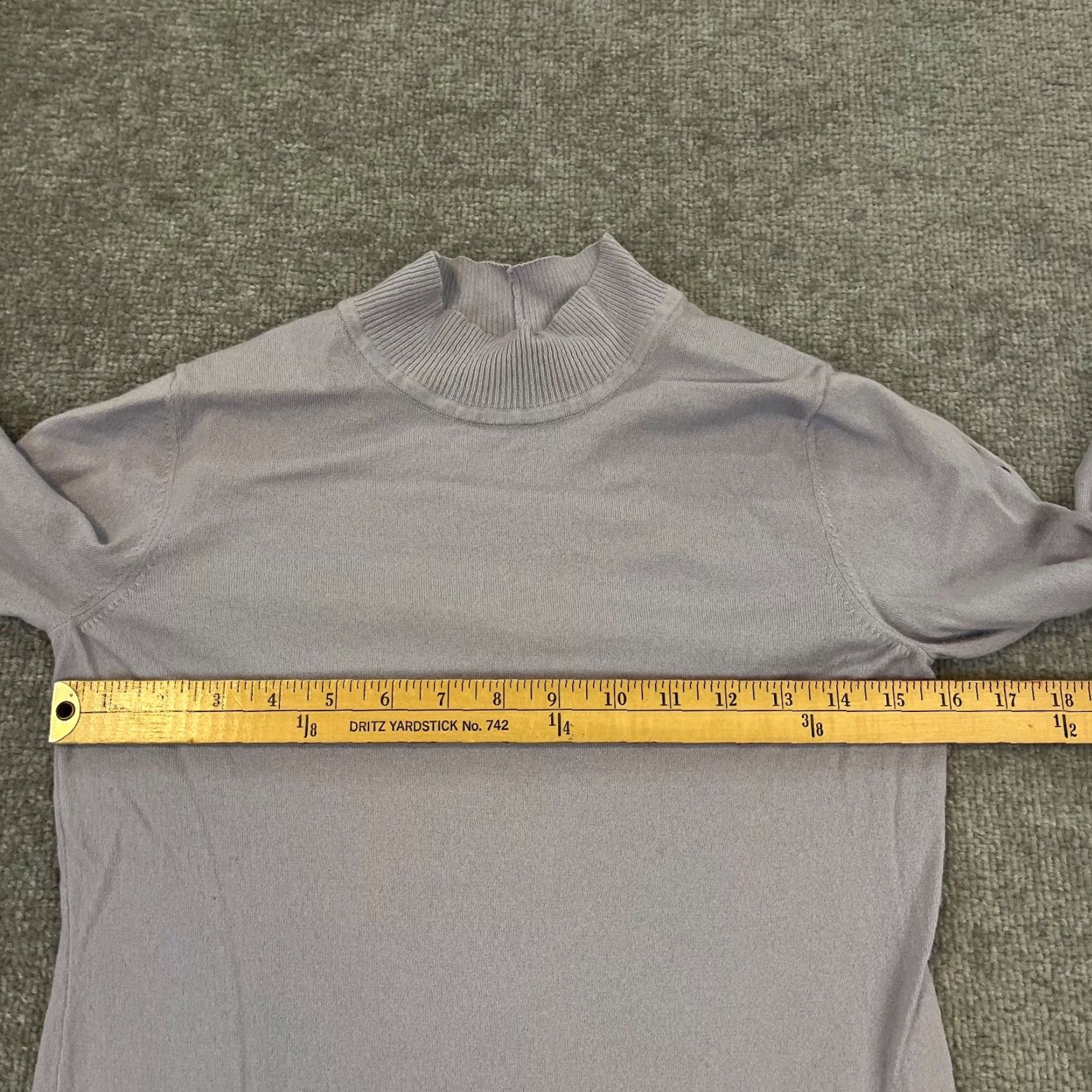Lululemon LULULEMON Sweater Womens Size 4 Light Purple Knit Pullover Mock Neck Casual Womens Pullover KnIT Breathable Lightweight | Solid Purple | Regular Fit Size S / US 4 / IT 40 - 6 Thumbnail