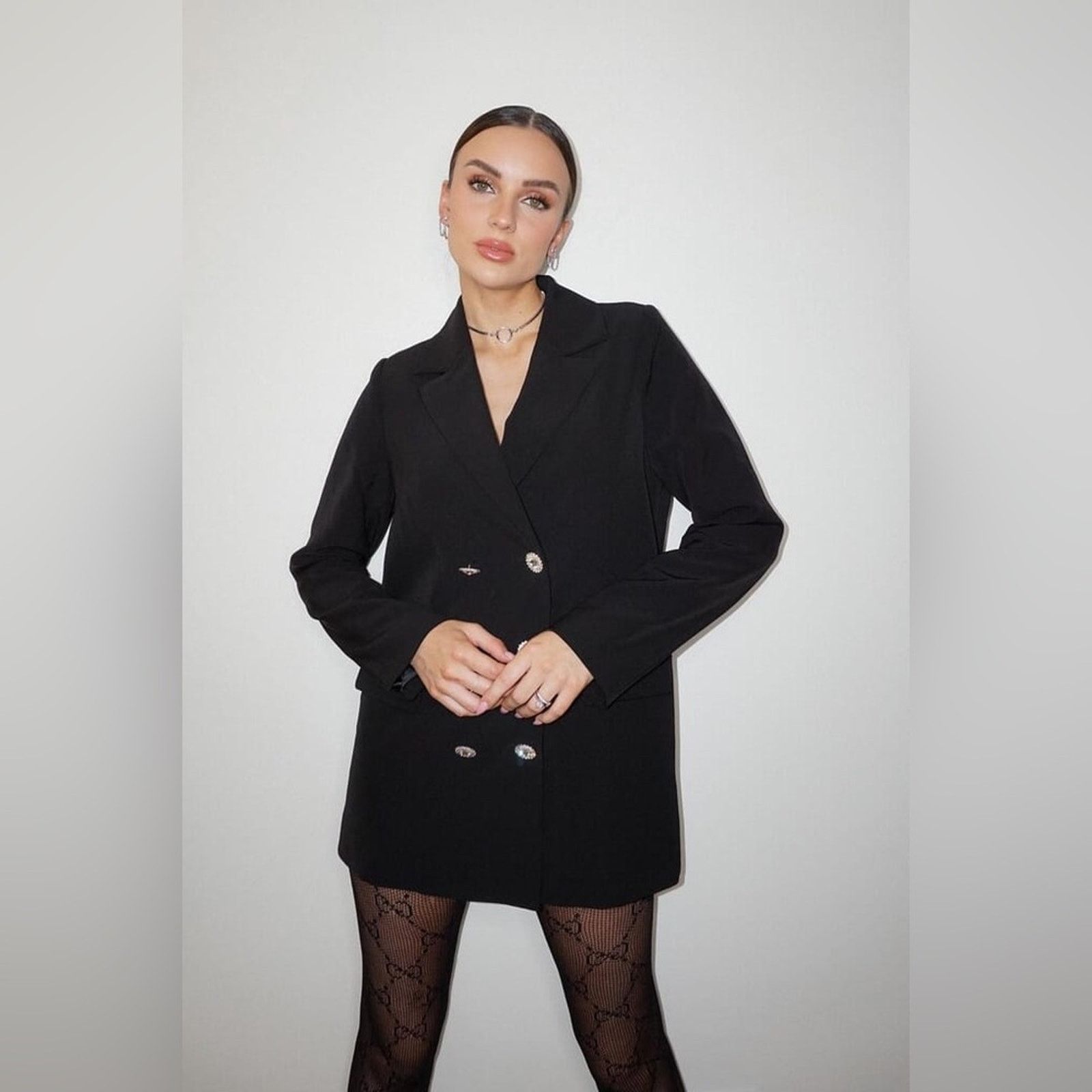 Show Me Your MuMu Show Me Your Mumu Bling Blazer Dress Size M (item #062) Size M / US 6-8 / IT 42-44 - 4 Thumbnail