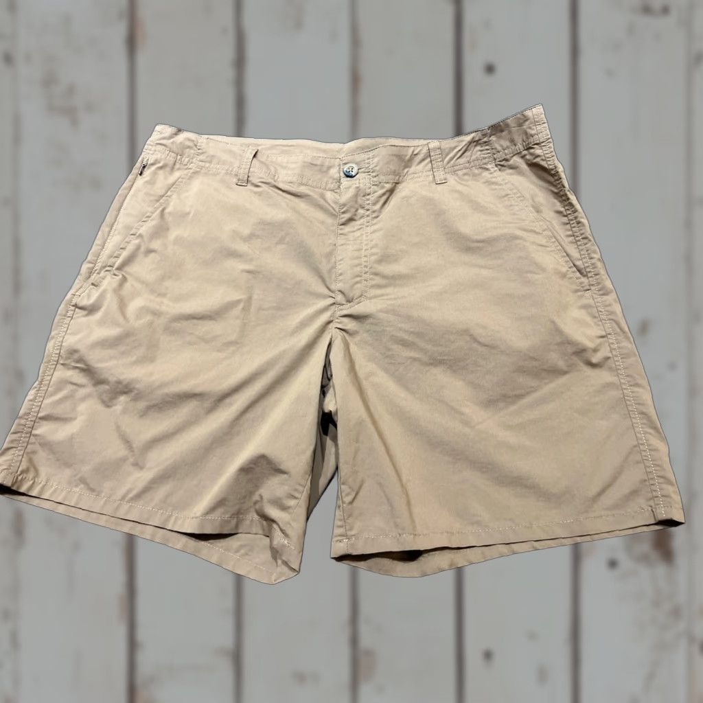 Vintage Columbia Brown Hiking Shorts Mens Size 38 Regular Cotton Activewear Size US 40 / EU 56 - 1 Thumbnail