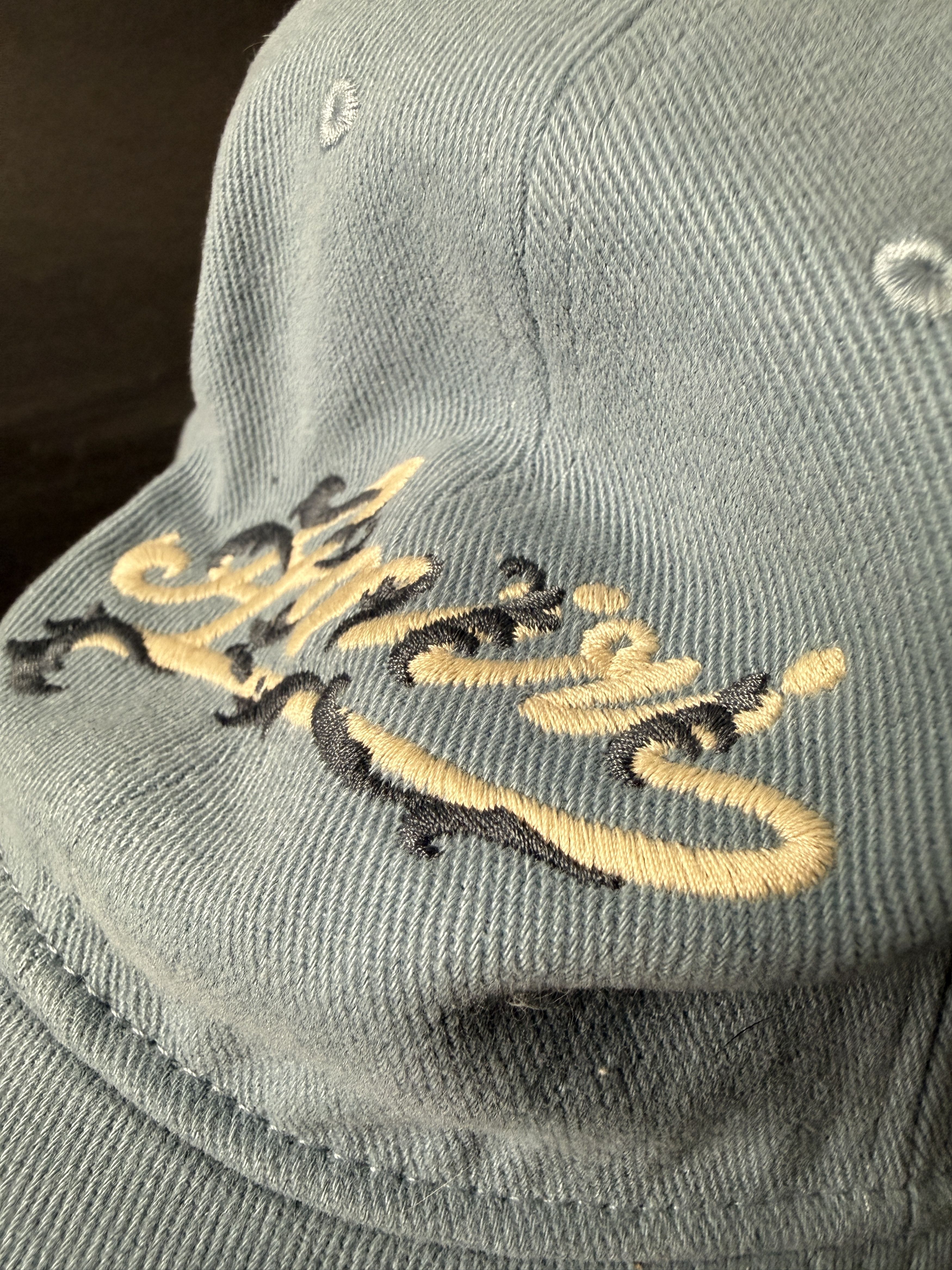 Amiri Barroque Baby Blue Logo Stitched Hat Size ONE SIZE - 9 Thumbnail