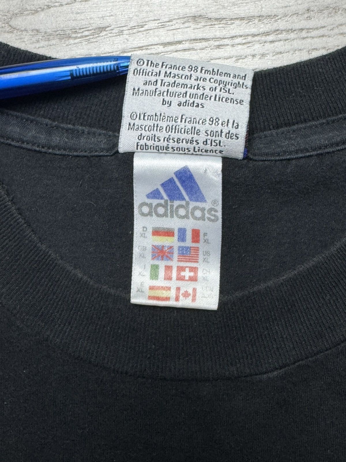 Adidas Adidas x France 98 World Cup T-Shirt Vintage Size US XL / EU 56 / 4 - 8 Thumbnail