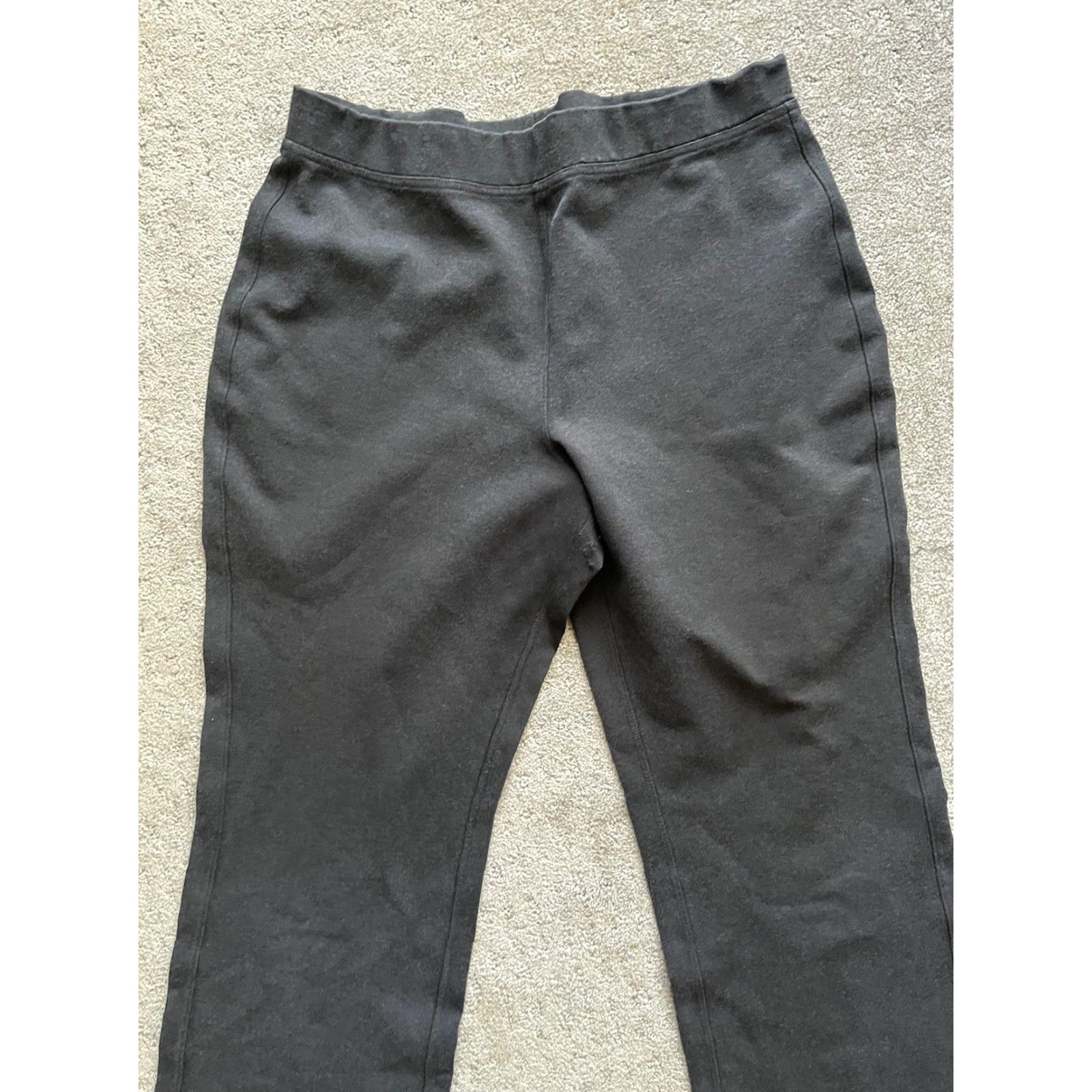 Talbots Talbots Black Slim Skinny Pants S Mid Rise Pull On Ankle Zipper Ponte Houndstooth Women Talbots Slim Pants Size 28" / US 6 / IT 42 - 2 Thumbnail