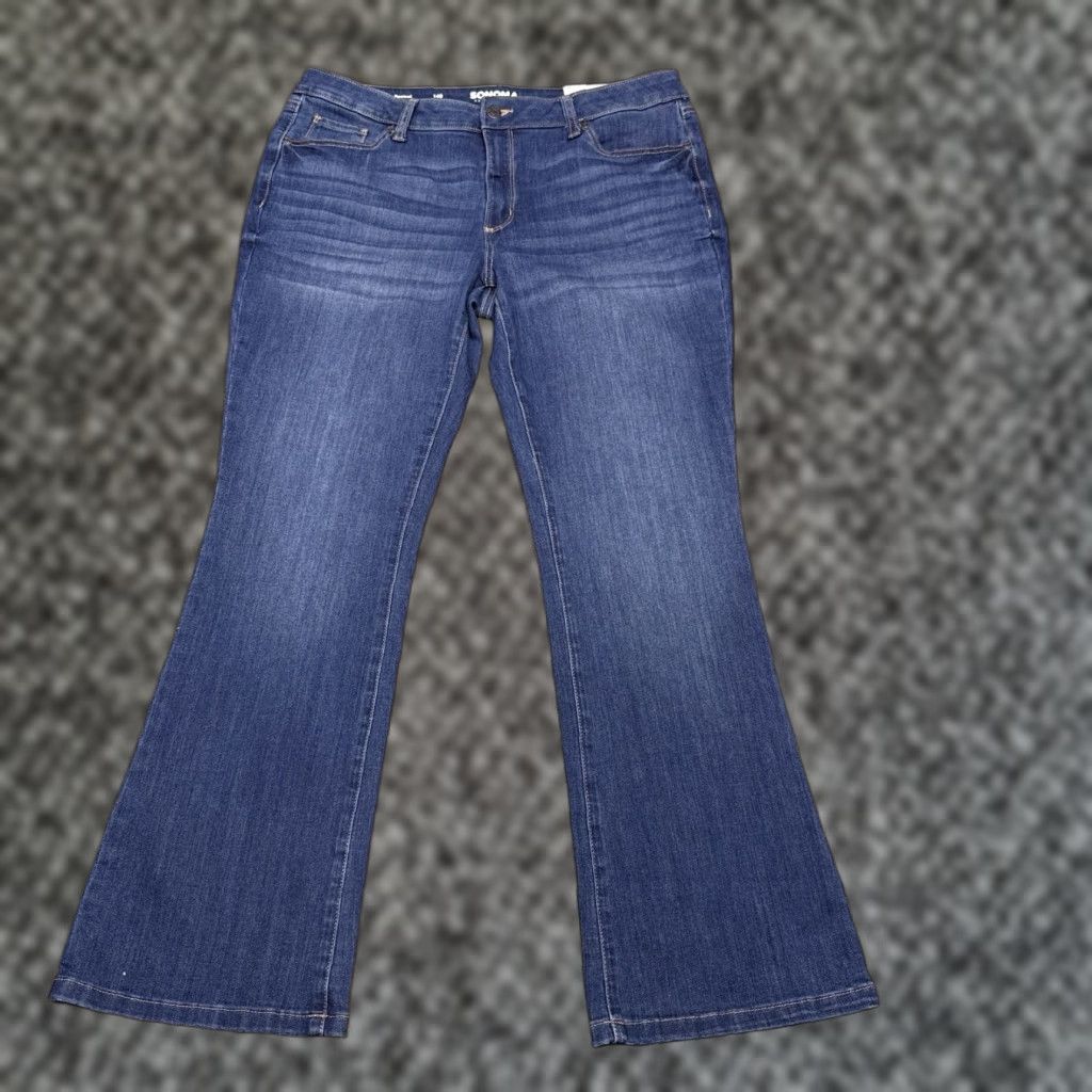 Vintage Sonoma Jeans Womens 14 Short Mid Rise Bootcut Stretch Everyday New Size 36" / US 14 / IT 50 - 1 Thumbnail