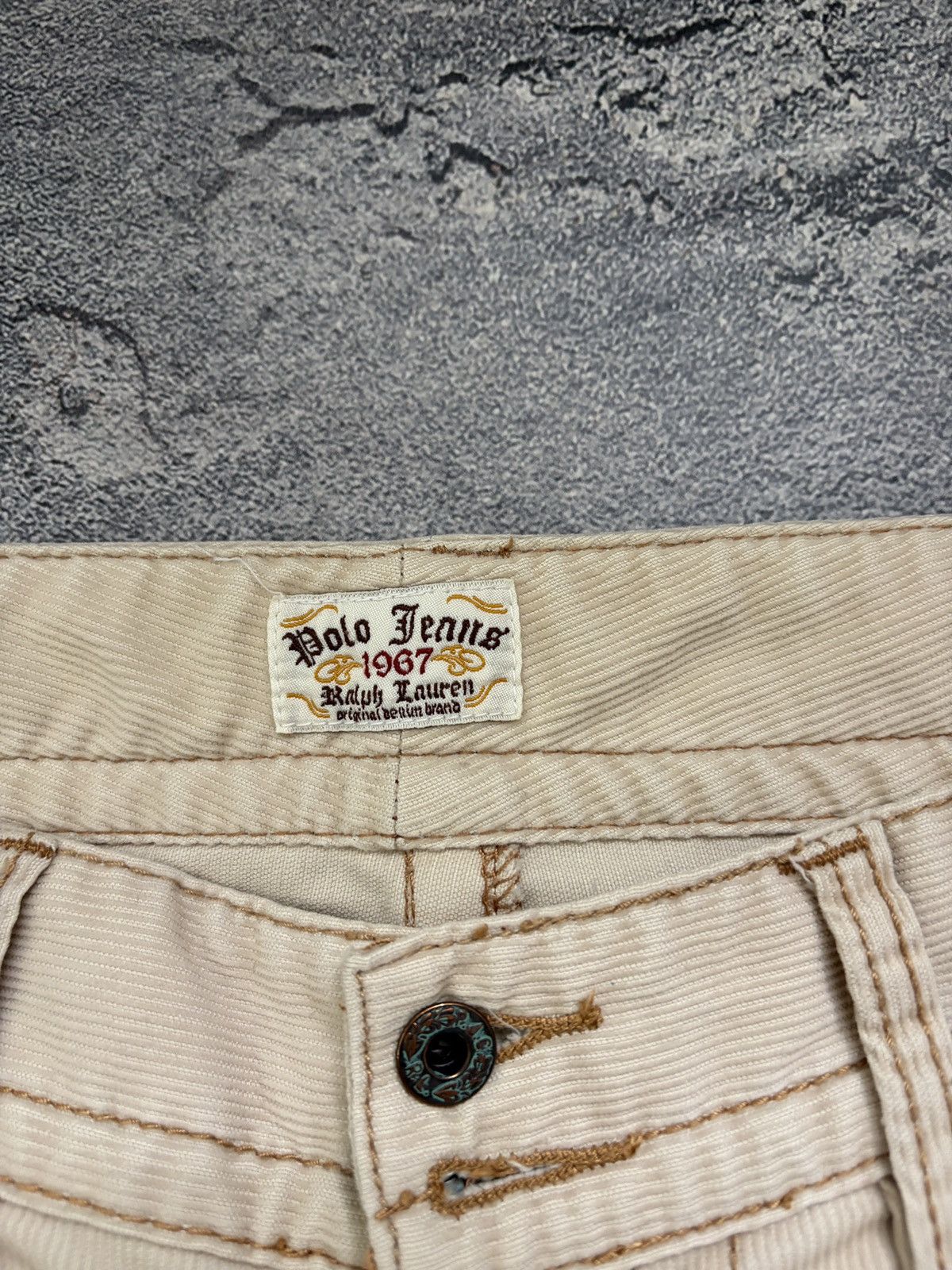 Polo Ralph Lauren Polo Ralph Lauren Kelly Jean Corduroy Pants Beige 28/6 Size 28" / US 6 / IT 42 - 3 Thumbnail