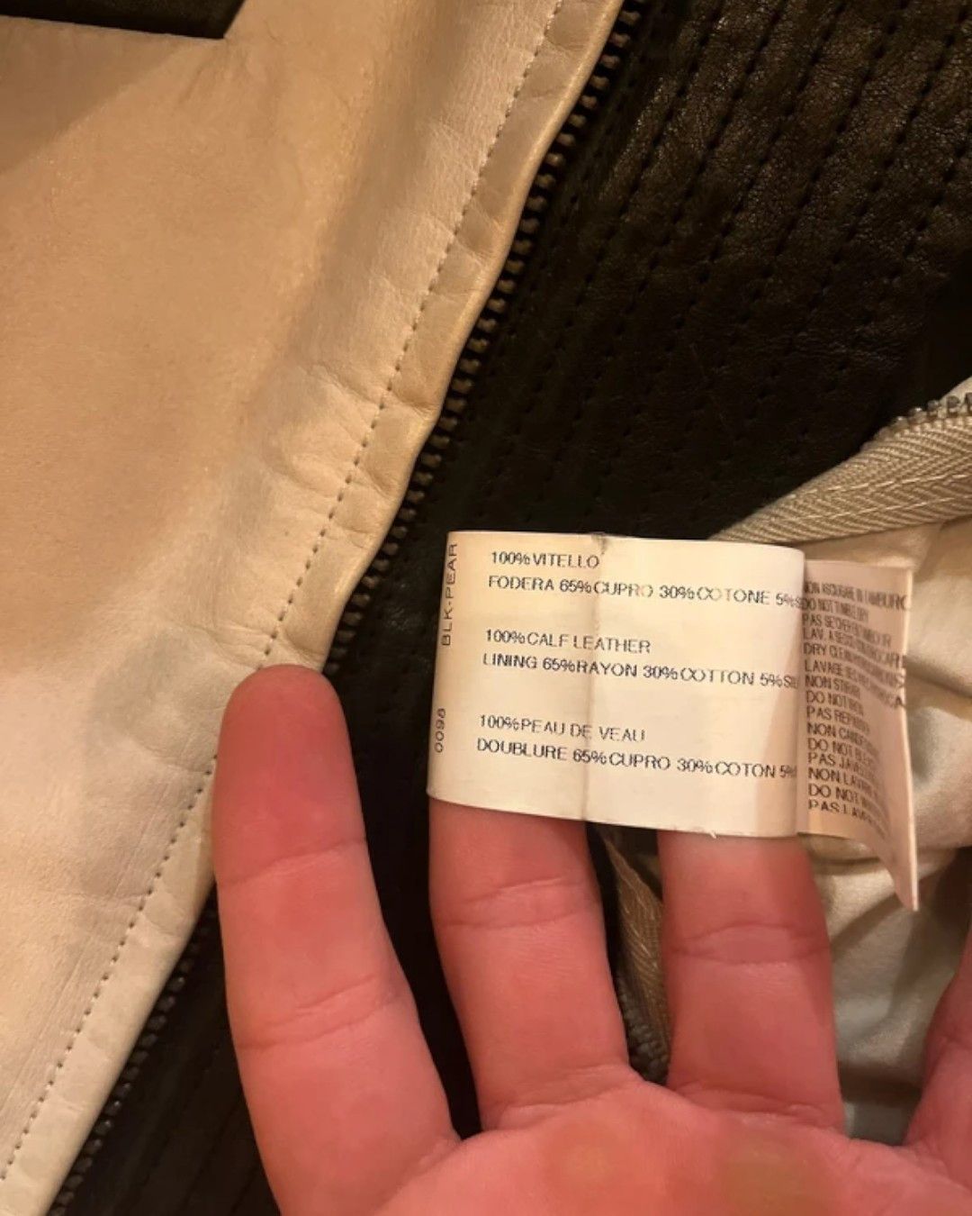 Rick Owens SS 2012 NASKA CALFSKIN LEATHER JACKET Size US S / EU 44-46 / 1 - 8 Thumbnail