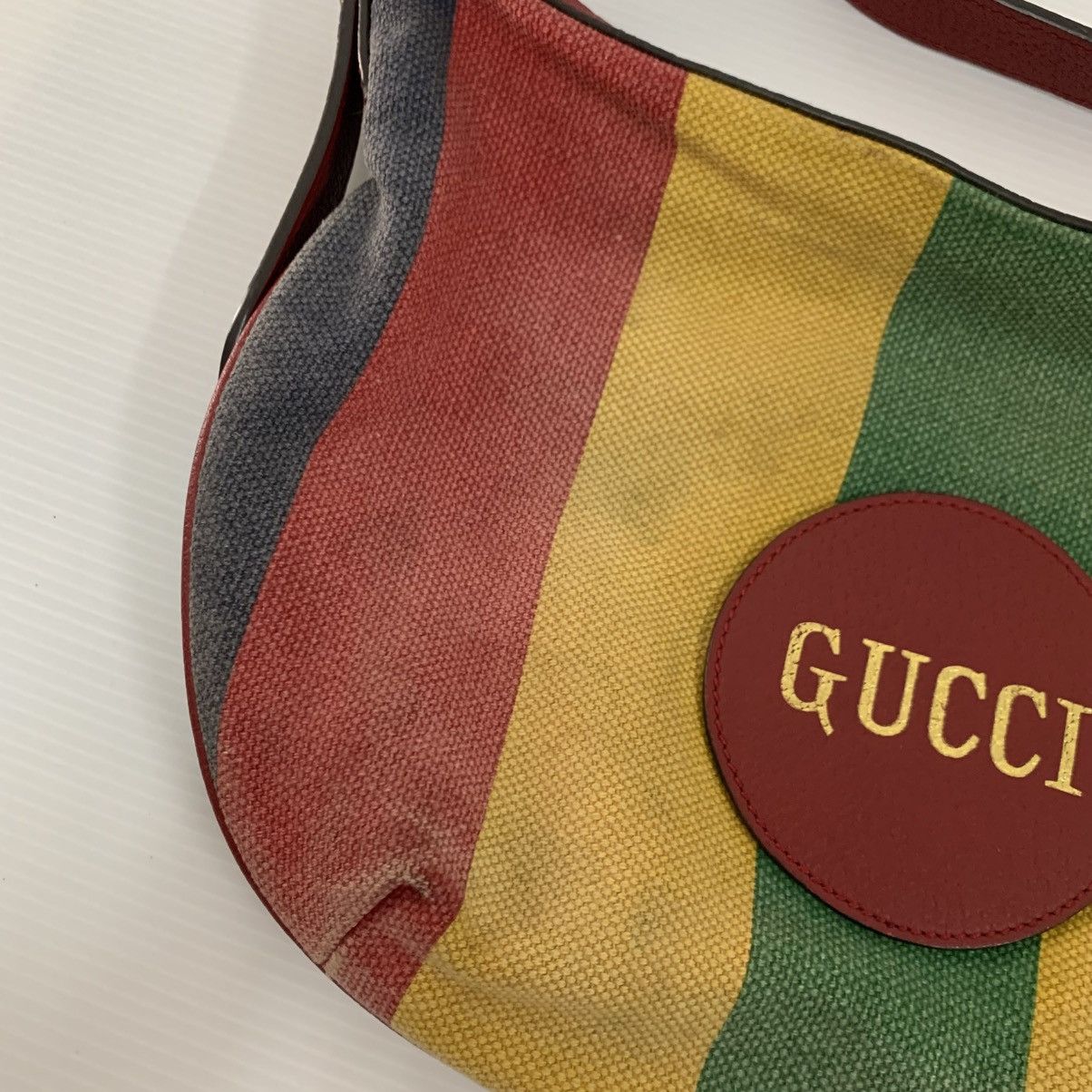 Gucci Gucci Canvas Baiadera Stripe Shoulder Bag Size ONE SIZE - 5 Thumbnail