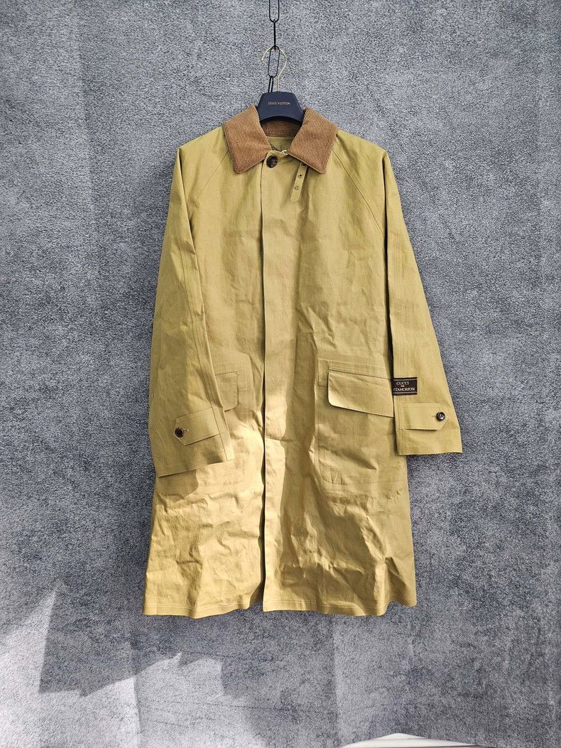 Gucci Long Gucci Collar Coat in Yellow Size US XL / EU 56 / 4 - 1 Thumbnail