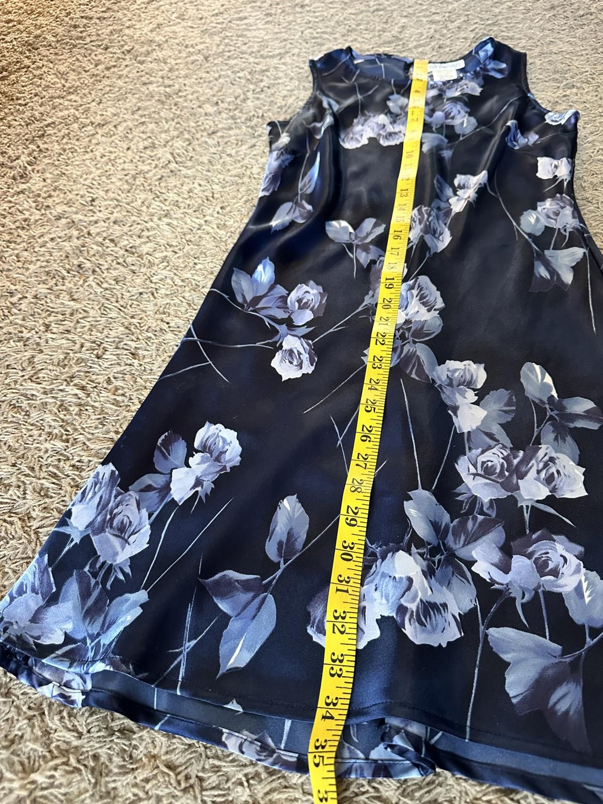 Designer Elegant Floral Print Dress by Jodi Michaels Size M / US 6-8 / IT 42-44 - 7 Thumbnail