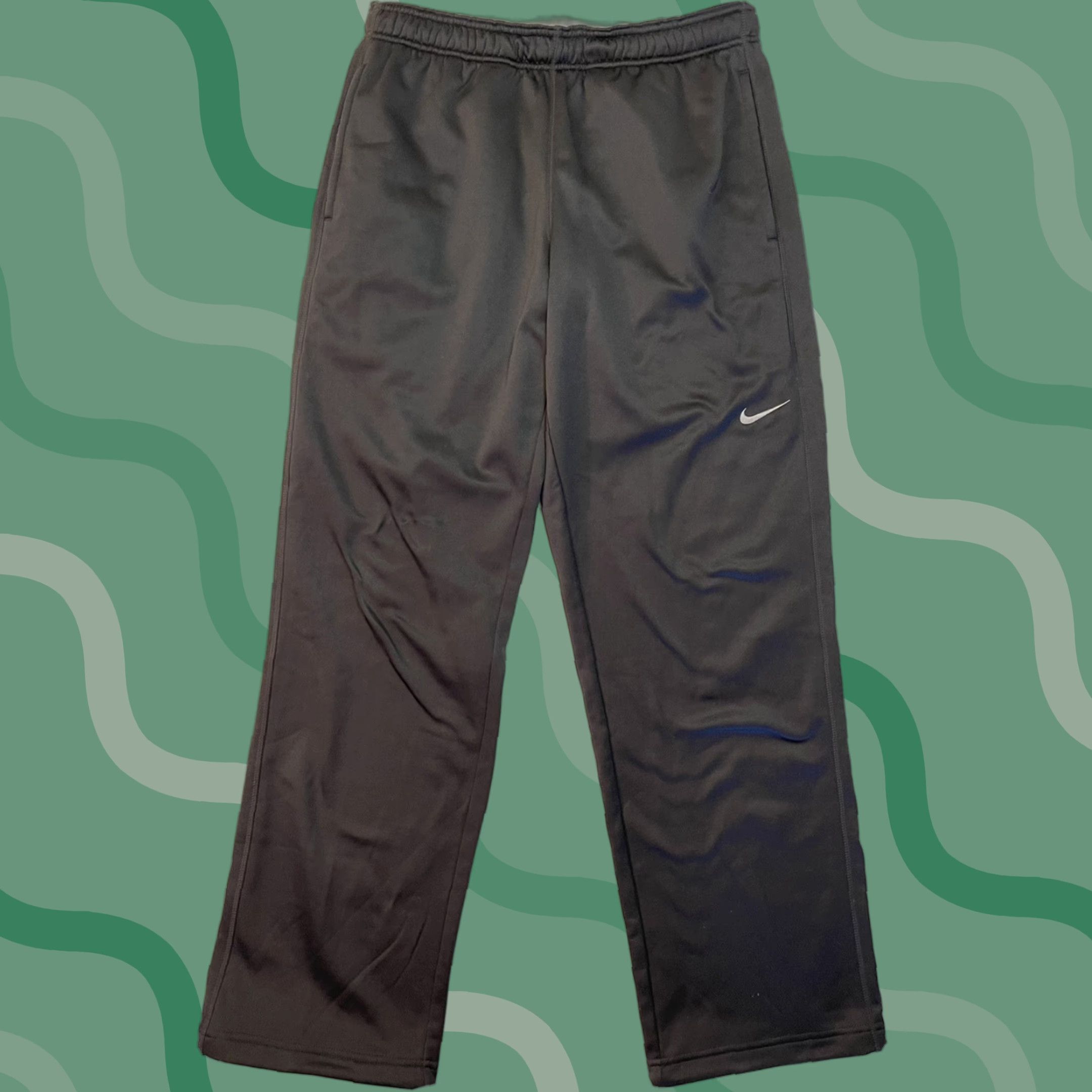 Nike Nike Mens L Sweatpants Therma Fit Swoosh Travis Straight Leg Sports Running Size US 33 - 1 Thumbnail