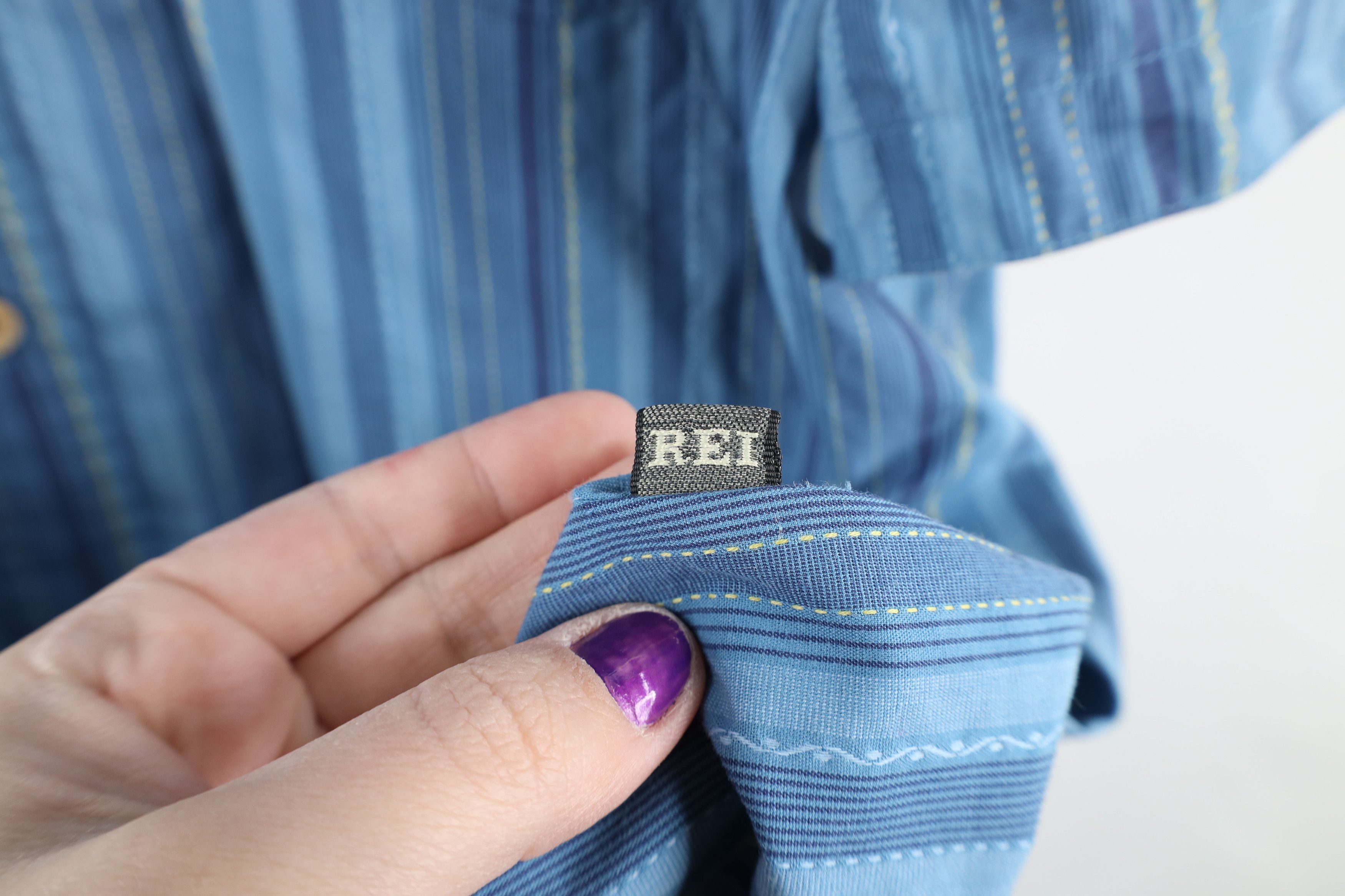 Vintage Vintage REI Block Collared Camp Short Sleeve Button Shirt Size US XL / EU 56 / 4 - 5 Thumbnail