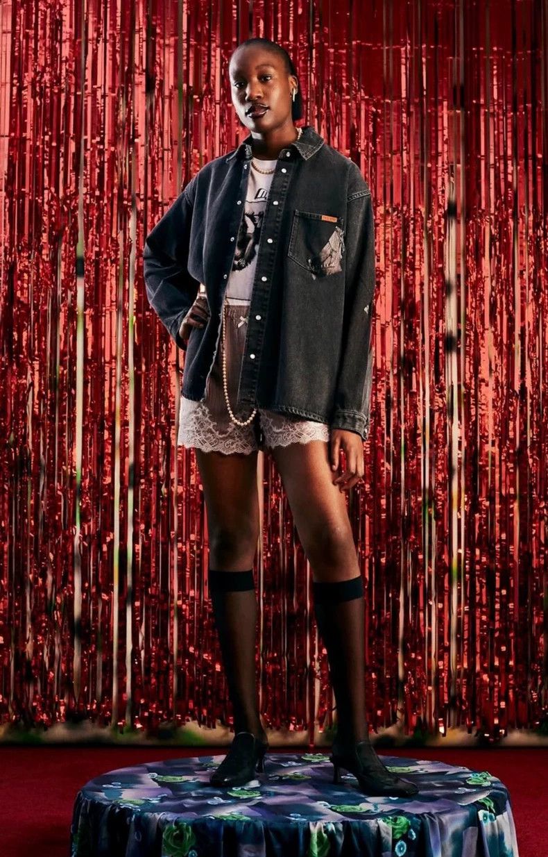 Martine Rose Martine Rose Adhesive denim jacket Size US S / EU 44-46 / 1 - 1 Thumbnail